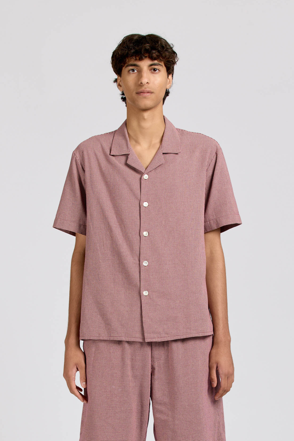 Numan Shirt, Puppy Tooth, Ruby