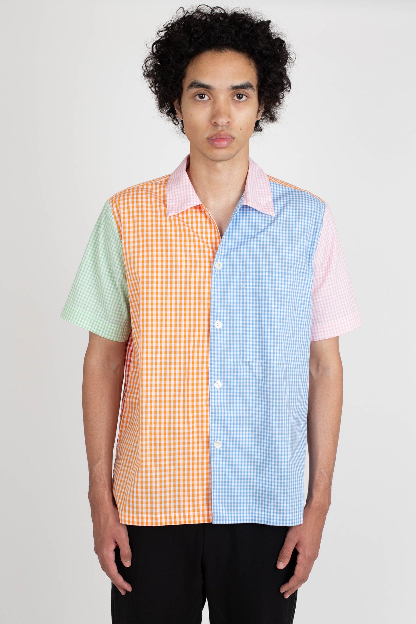 Box Shirt, Mixed Check