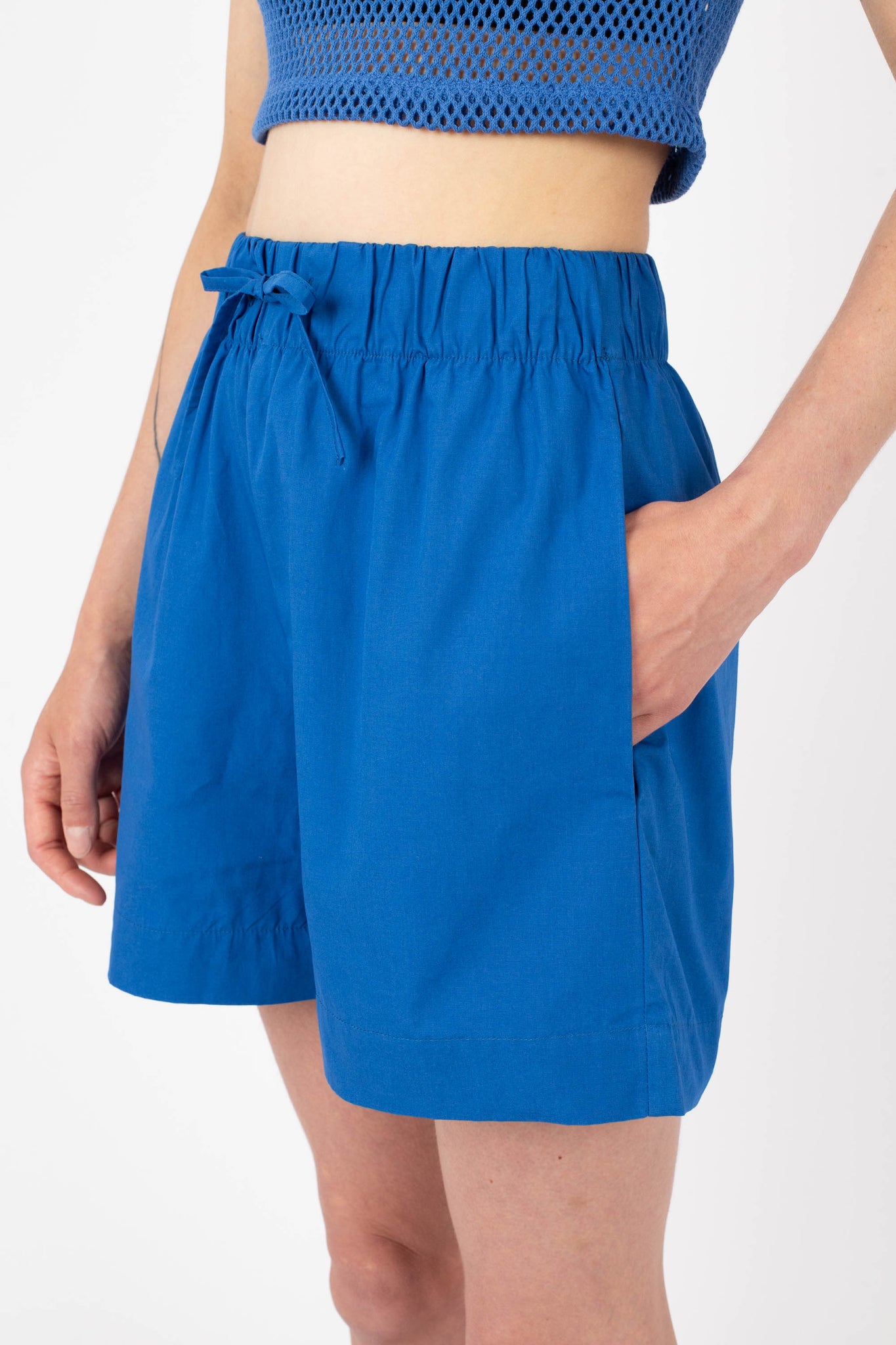 Soda Shorts, Poplin, Cobalt