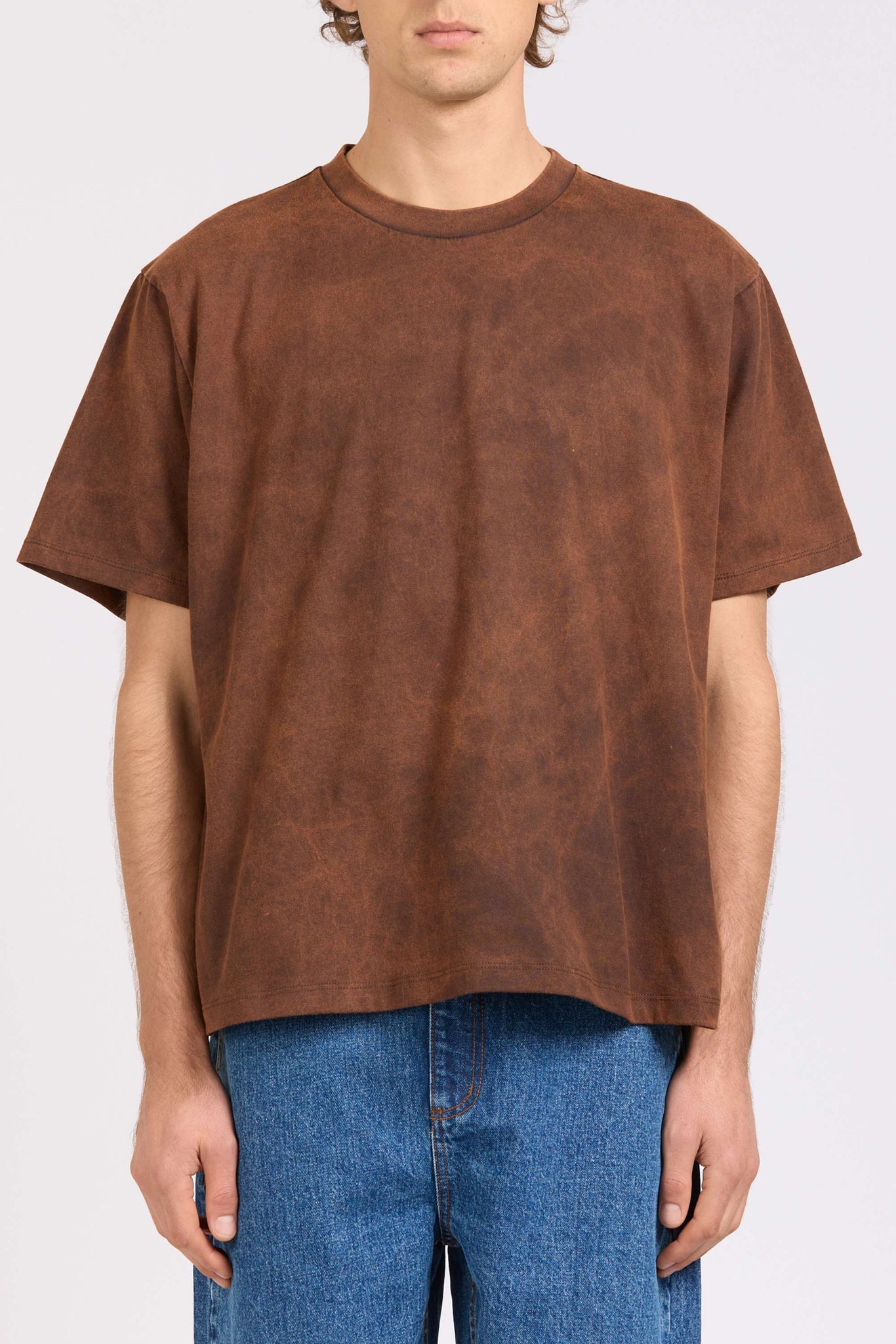 Frame Tee, Antique Wash, Espresso