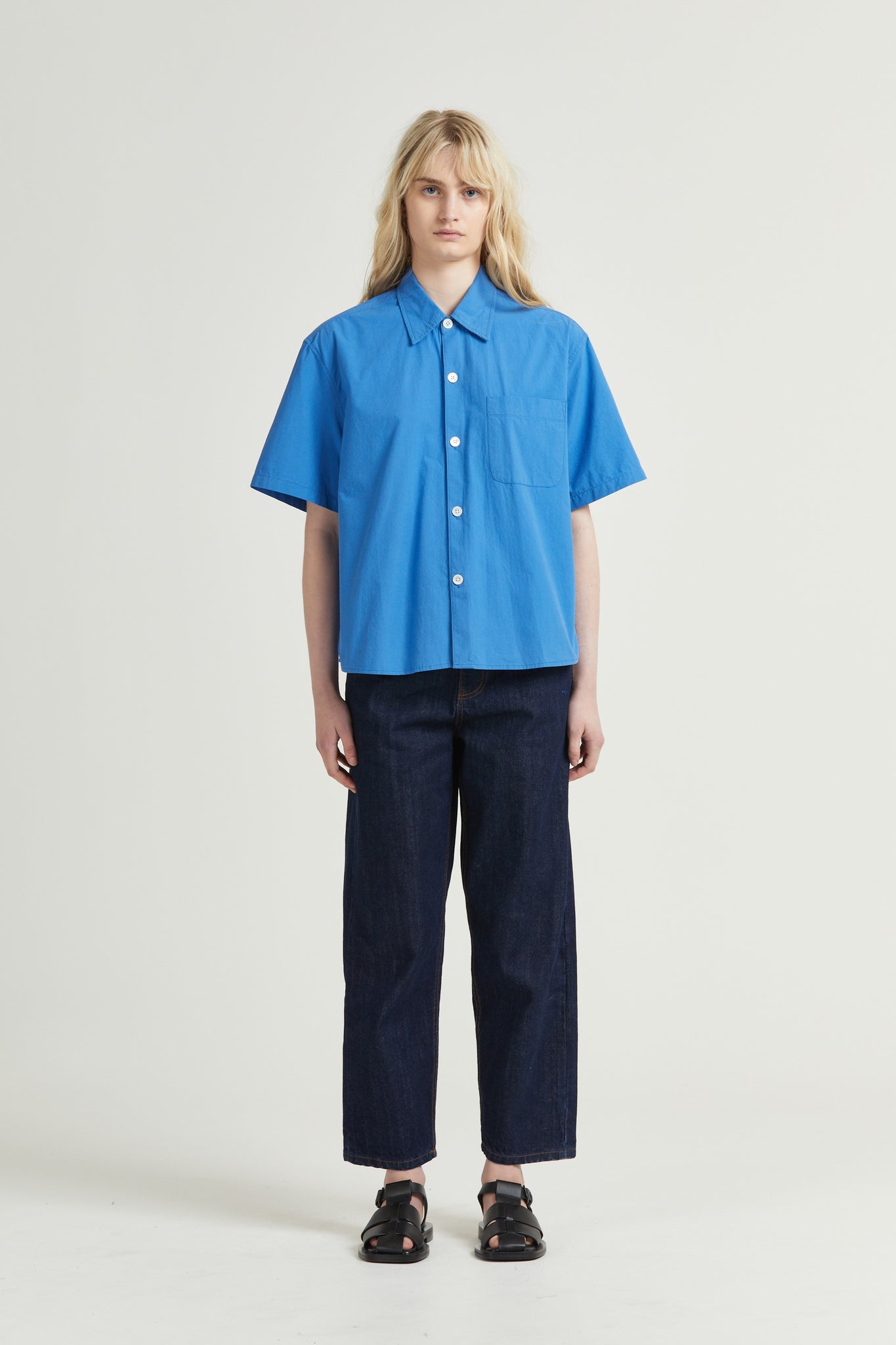 Women's Box Super Shirt SS, Cobalt