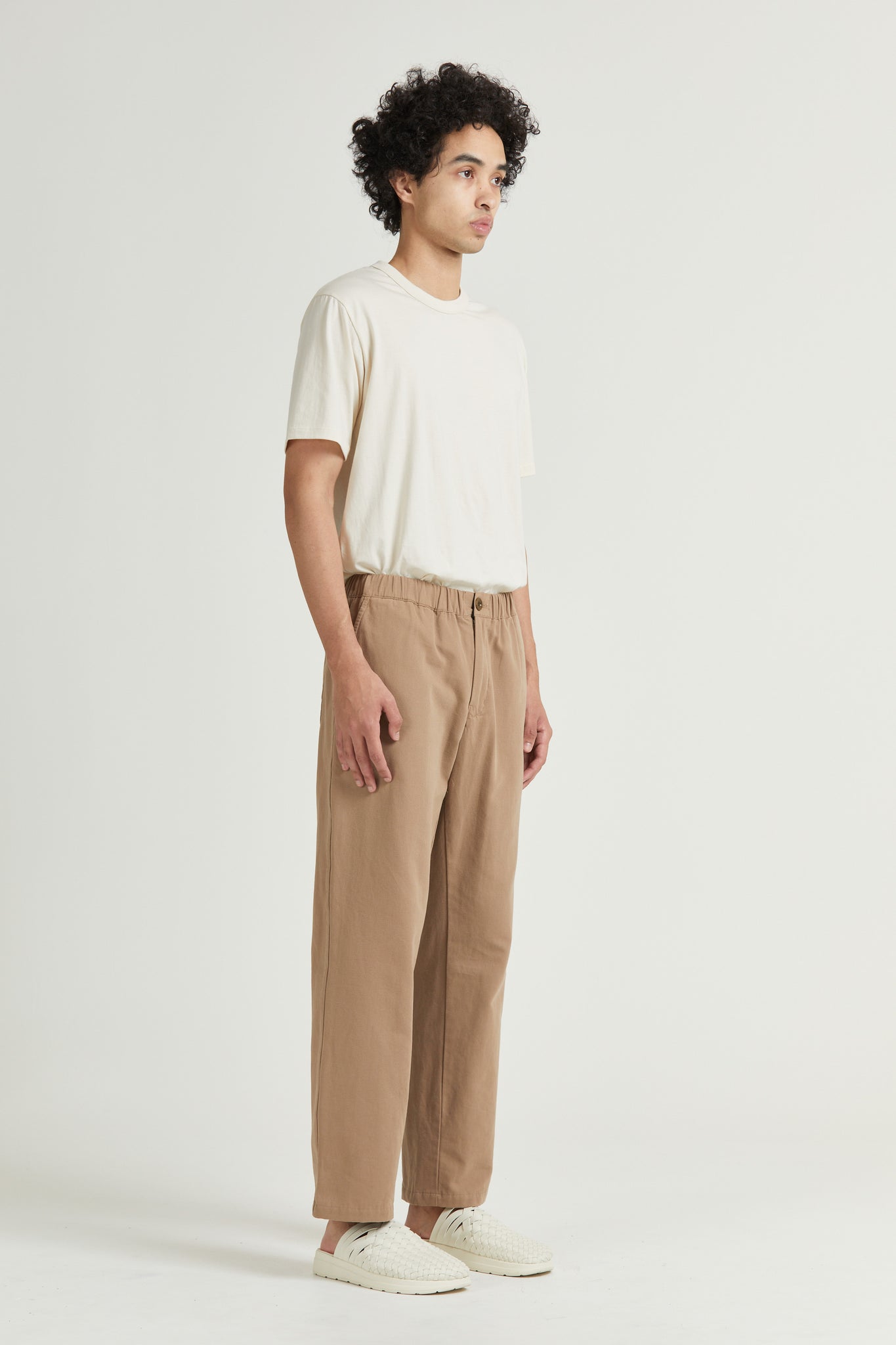 Relaxed Pant, Ottoman, Stone