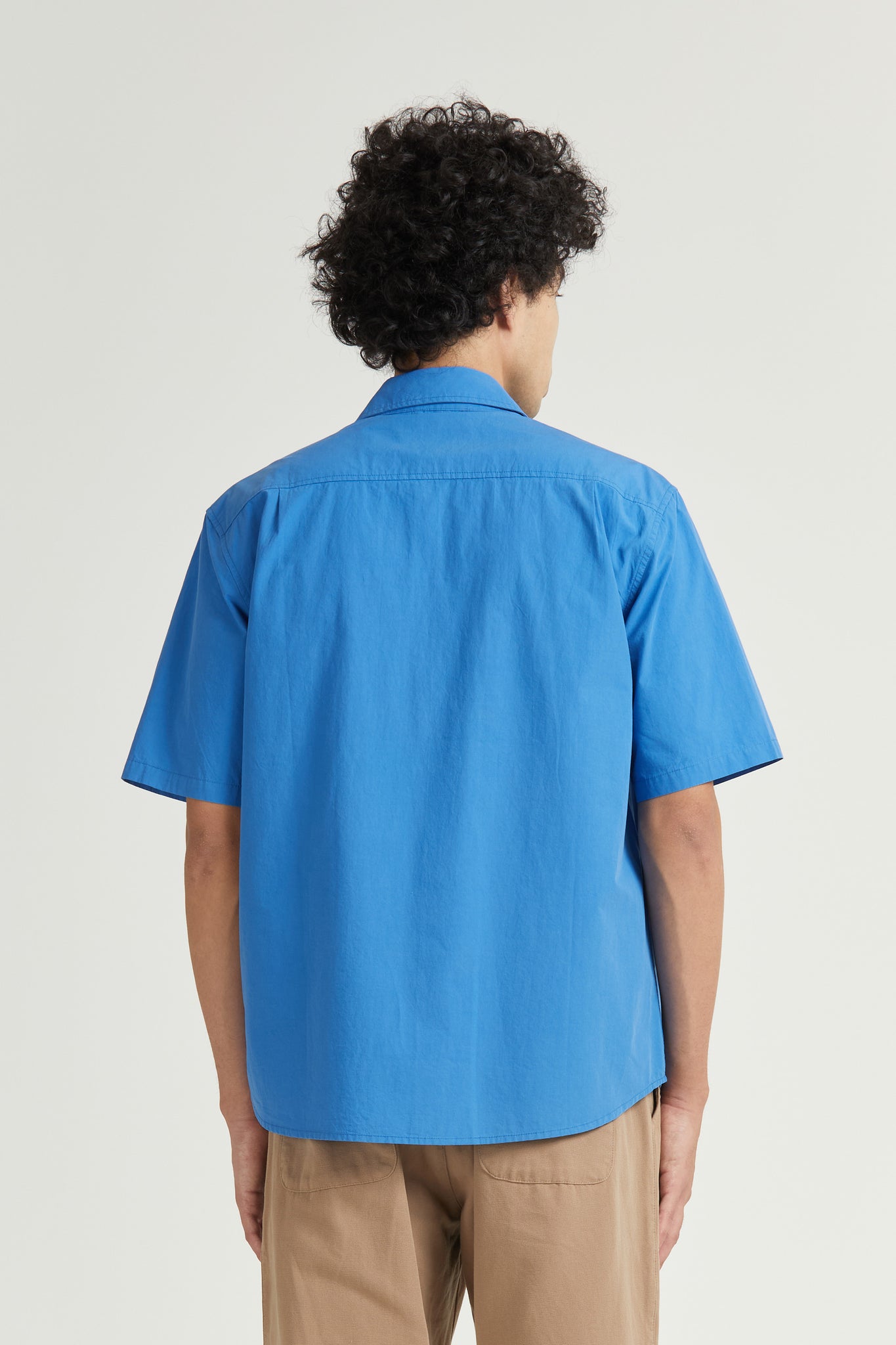 Men's Super Shirt SS, Poplin, Cobalt