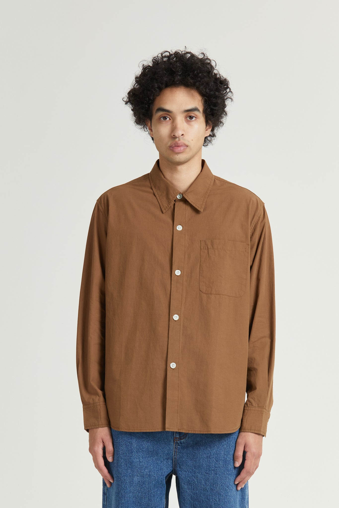 Men's Super Shirt, Poplin, Tan