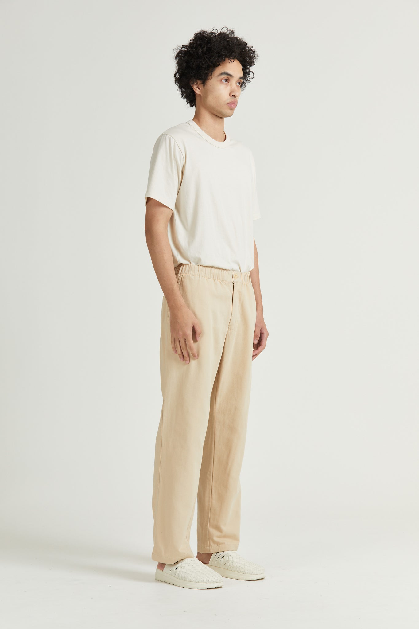 Relaxed Pant, Ottoman, Ecru