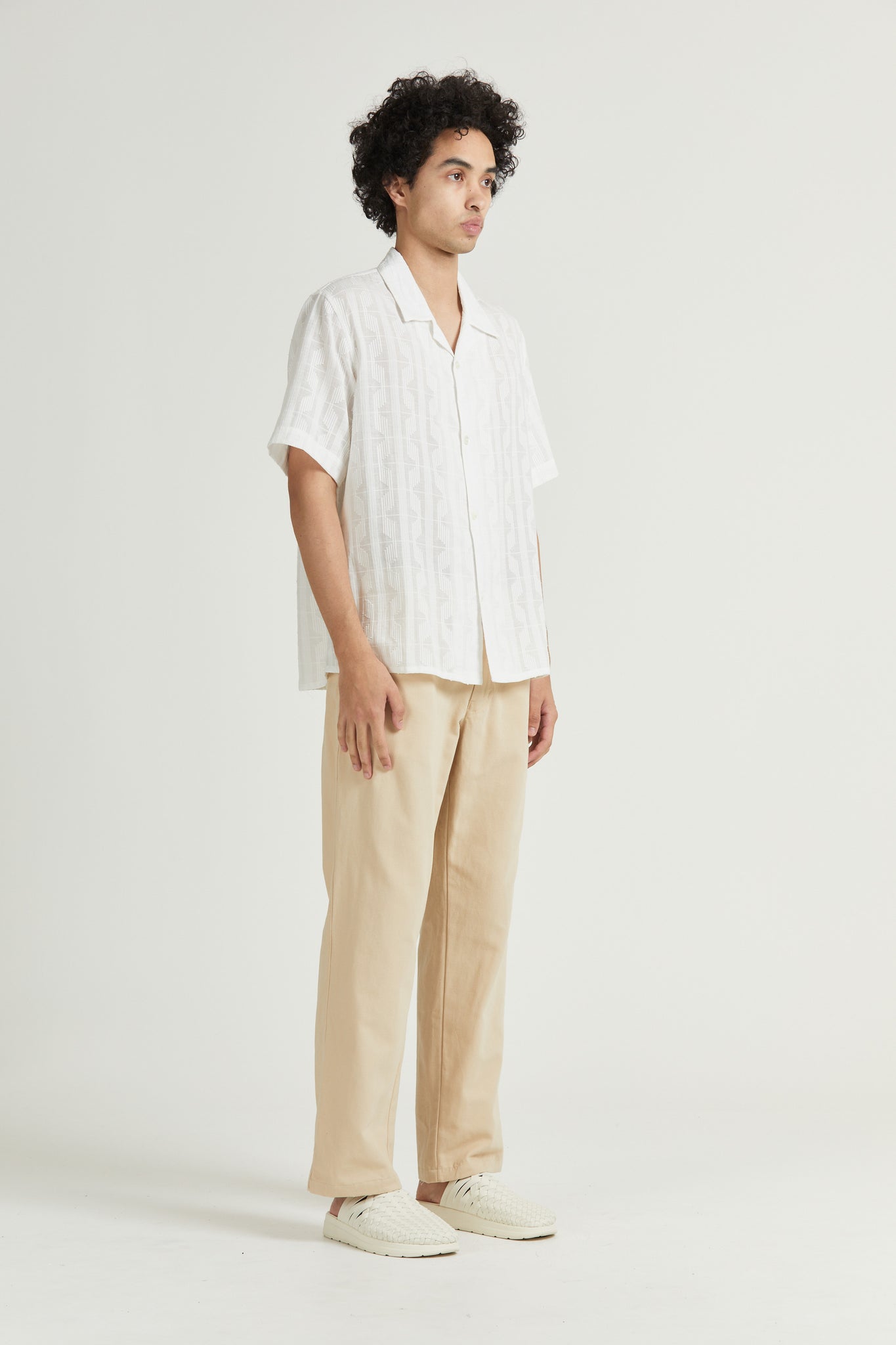 Relaxed Pant, Ottoman, Ecru