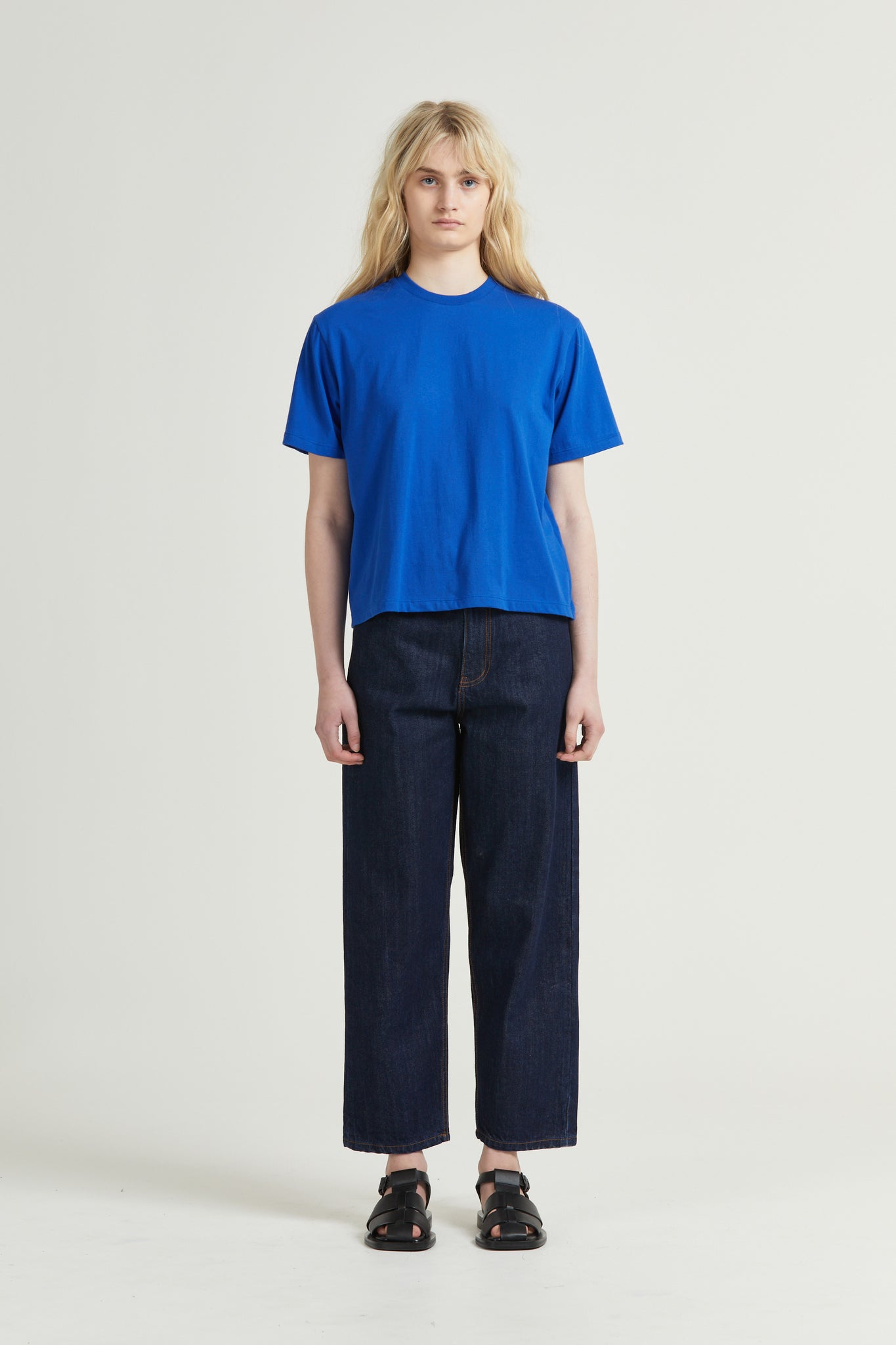 Box Tee, Cobalt