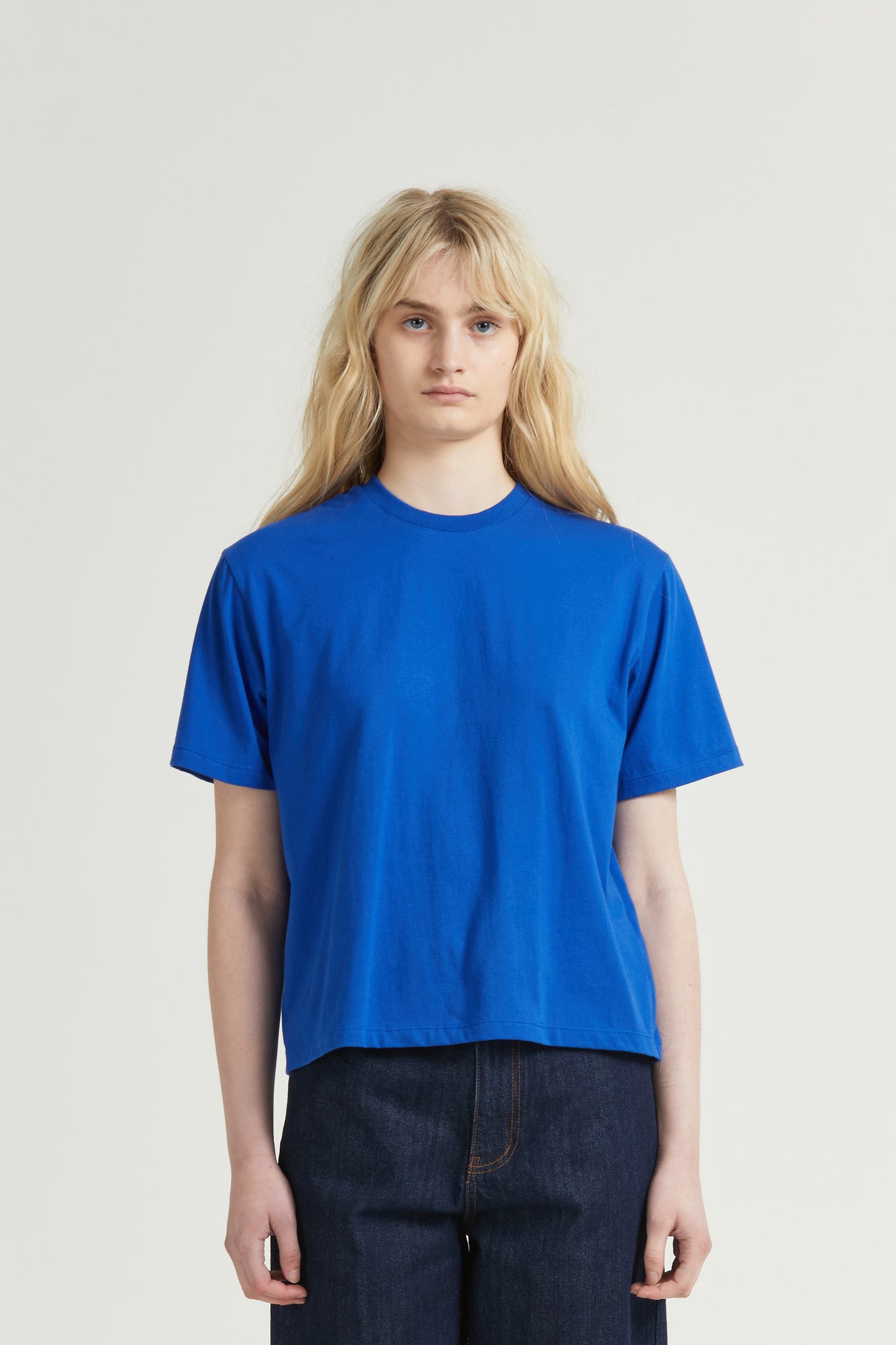 Box Tee, Cobalt