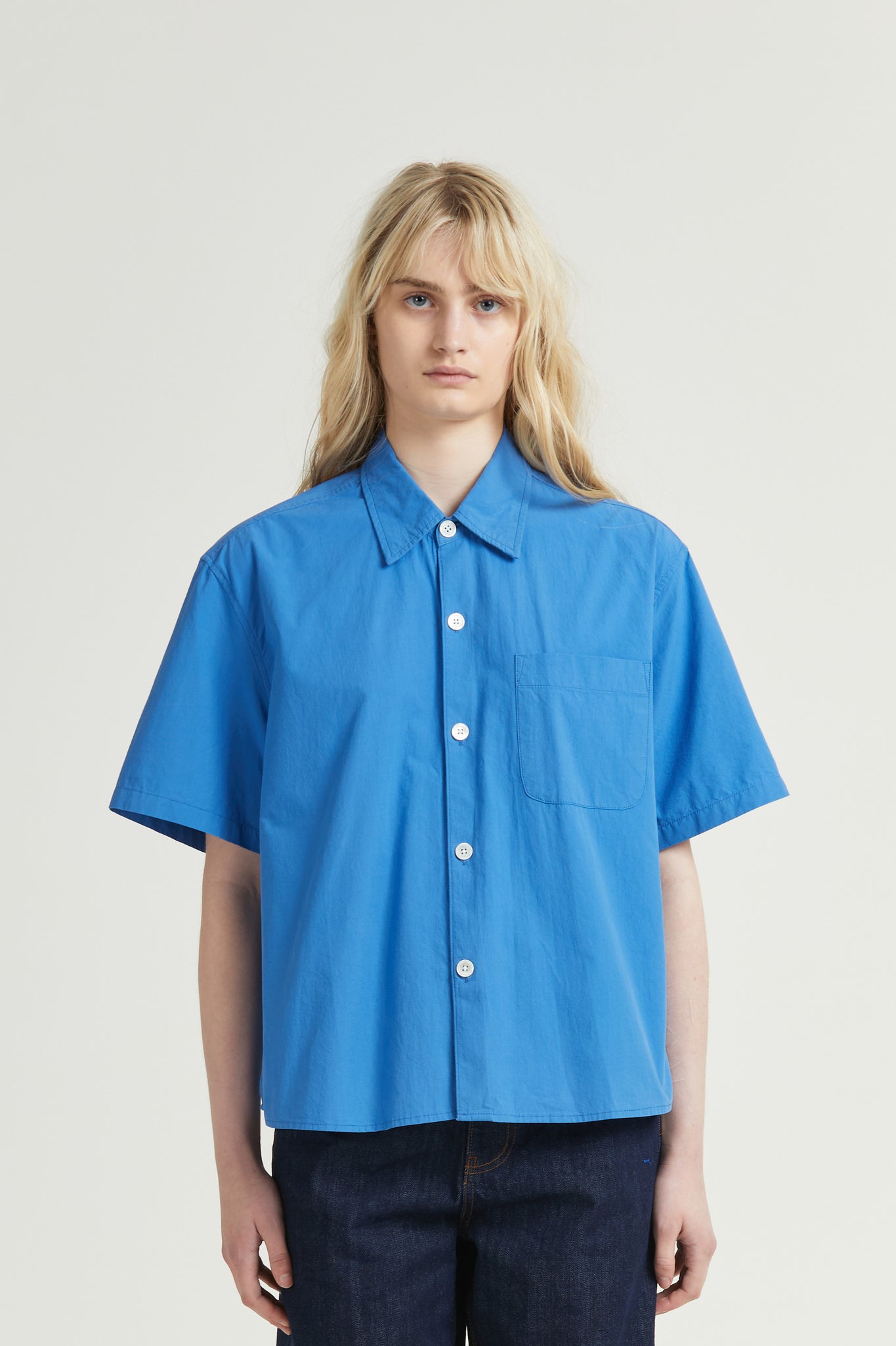 Women's Box Super Shirt SS, Cobalt