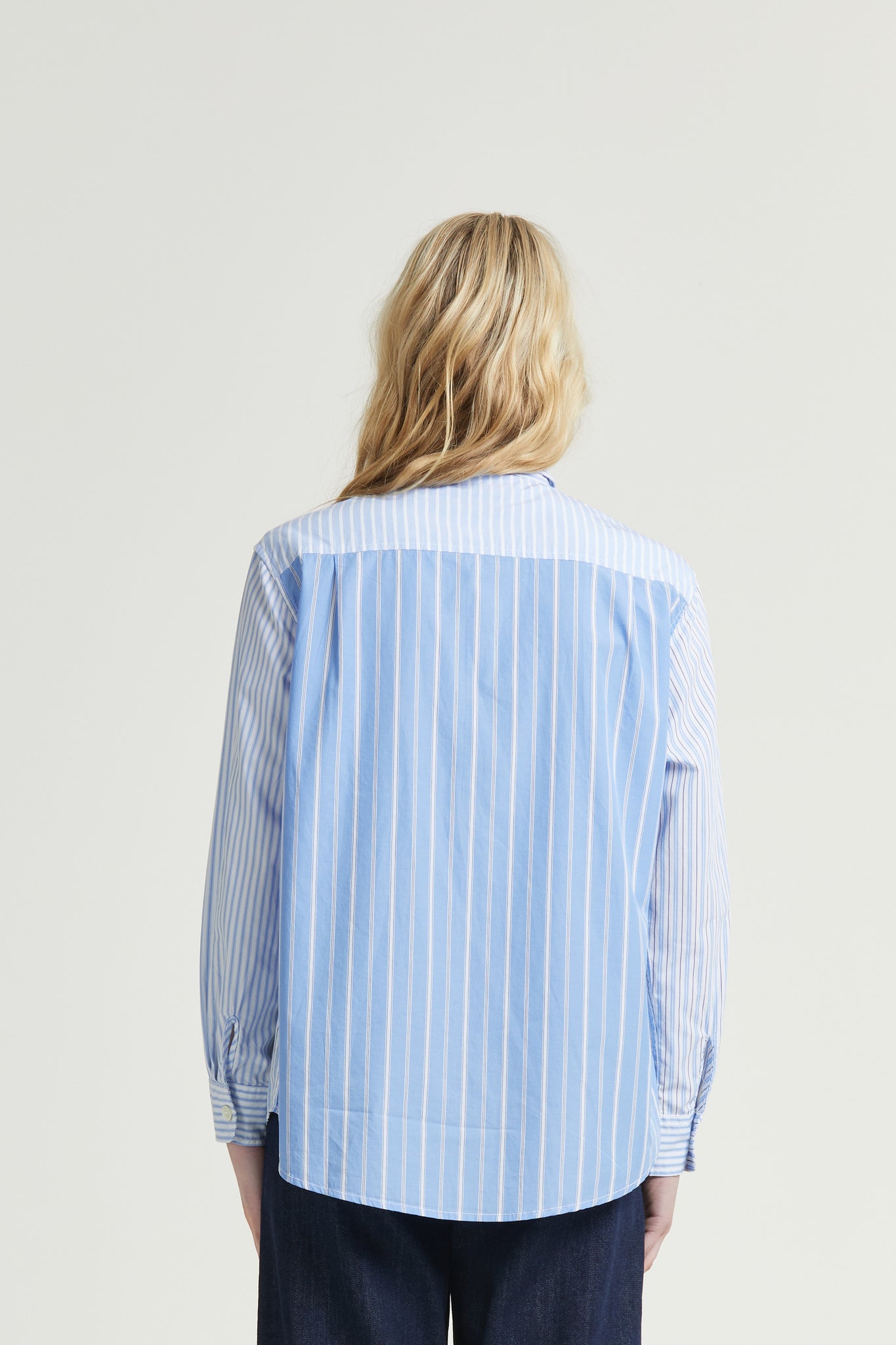 Women's Box Super Shirt, Mixed Stripe