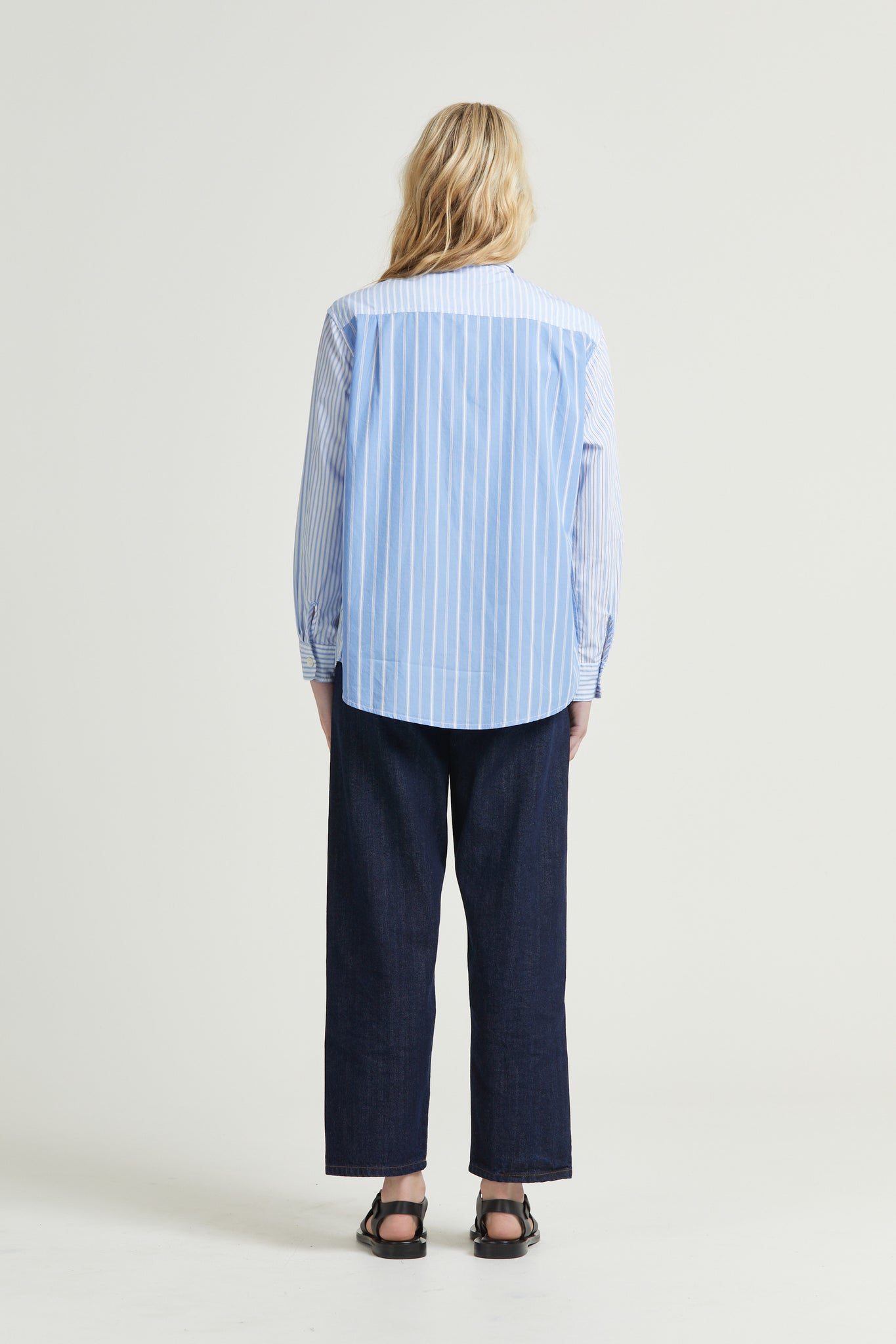 Women's Box Super Shirt, Mixed Stripe