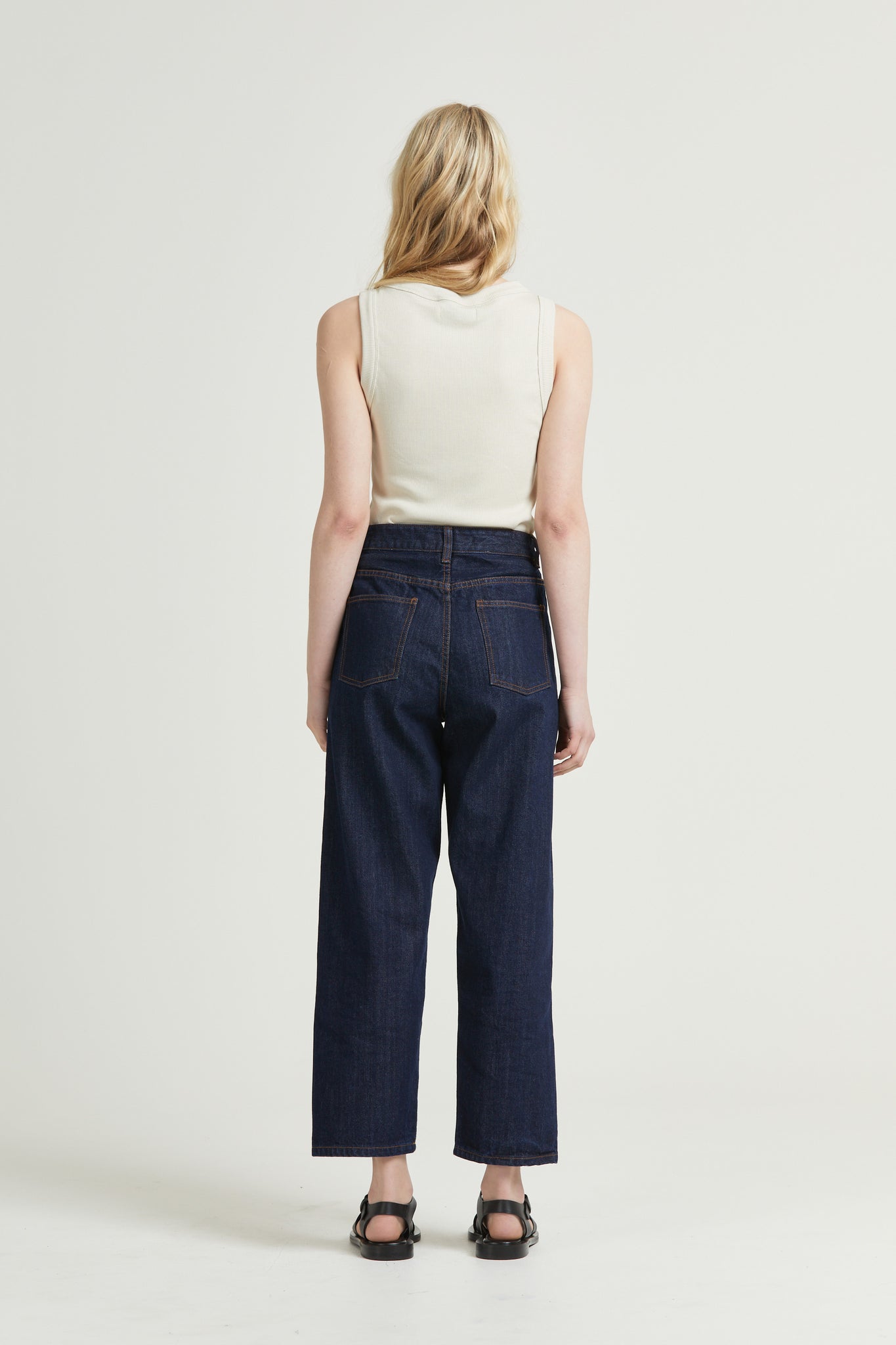 Tapered Crop Jean, Indigo