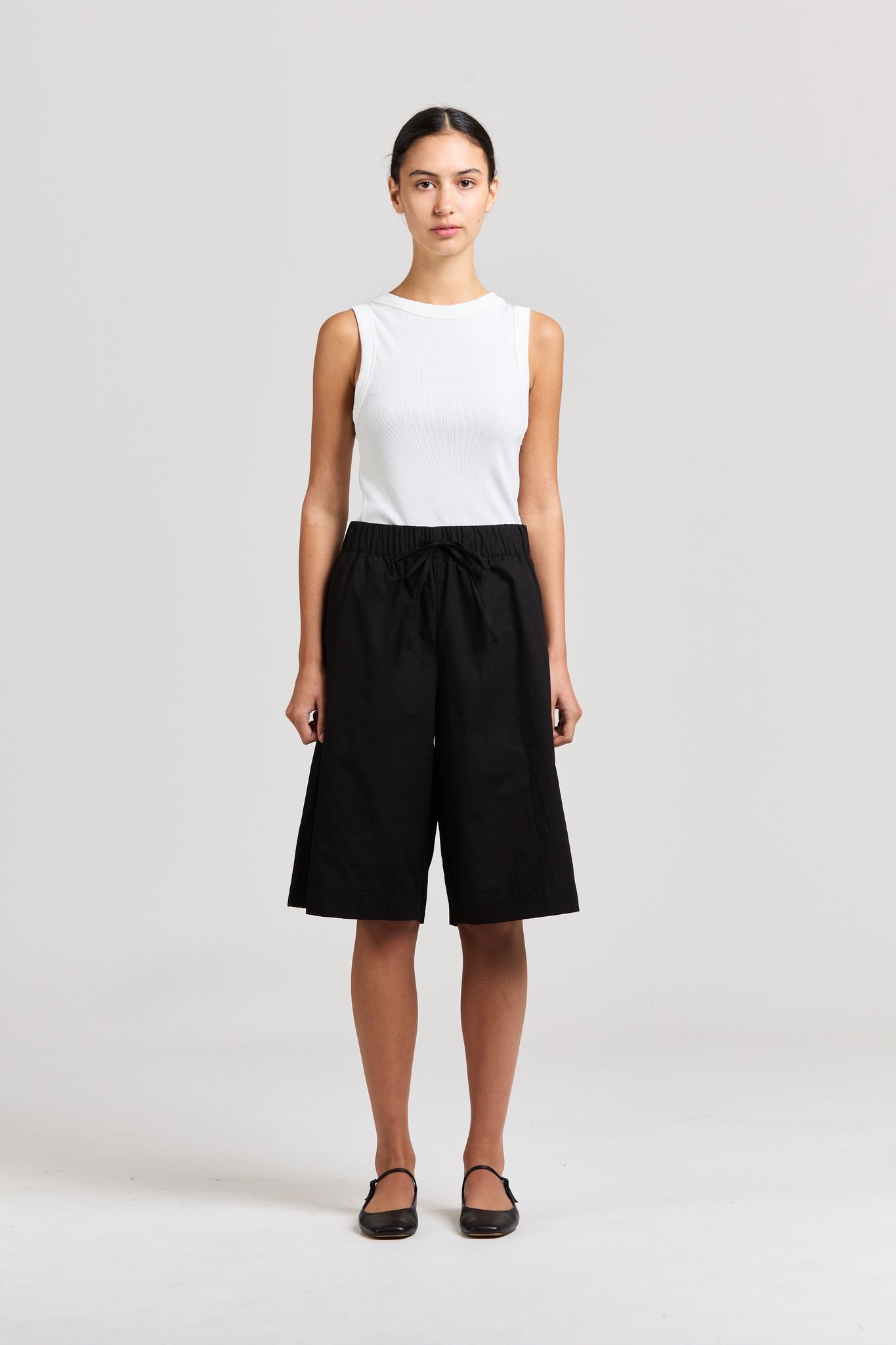 Long Soda Short, Poplin, Black