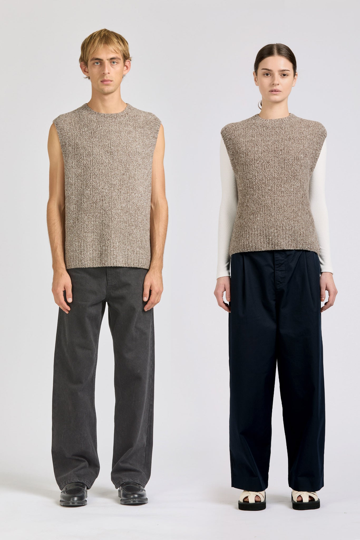 Club Alpaca Vest, Hazel
