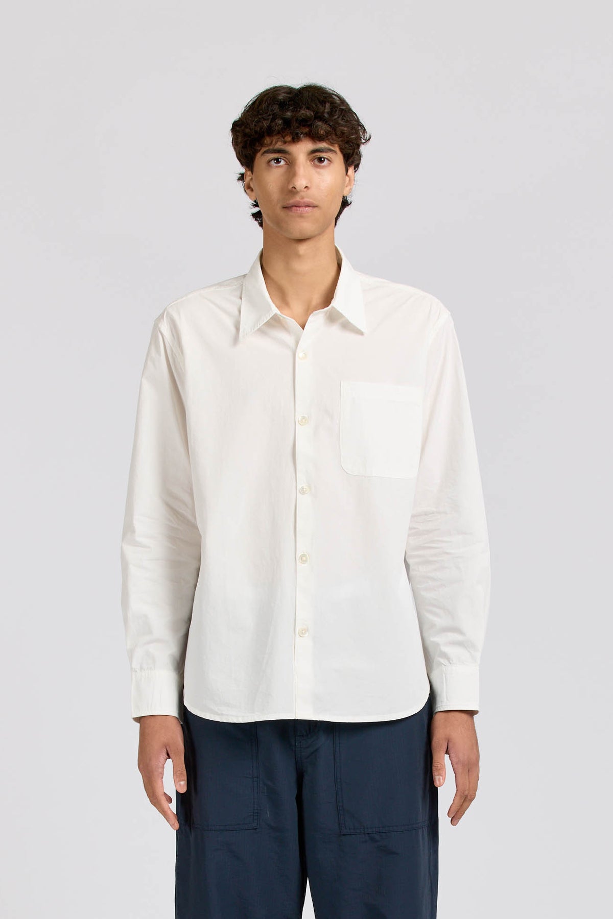 Men's Super Shirt, Poplin, White