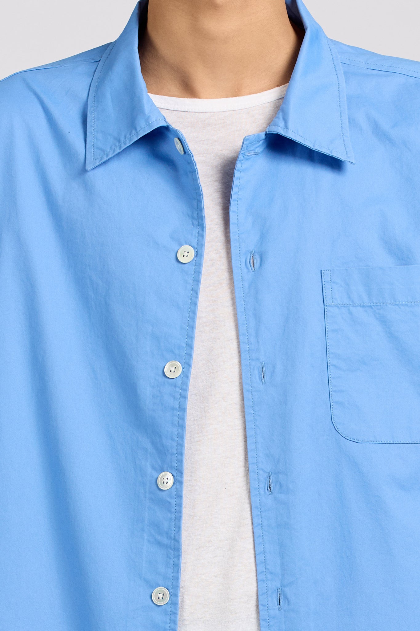 Extra Shirt, Brushed Cotton, Blue