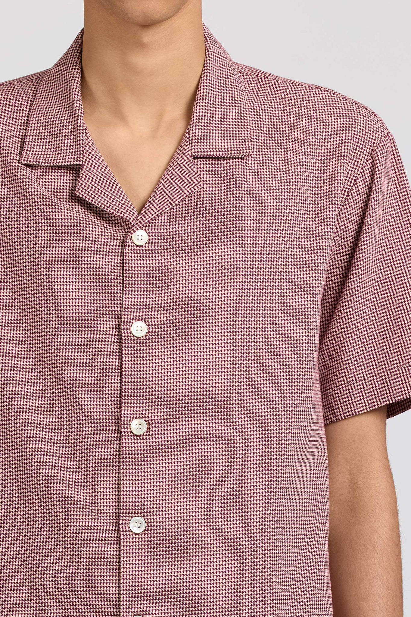 Numan Shirt, Puppy Tooth, Ruby