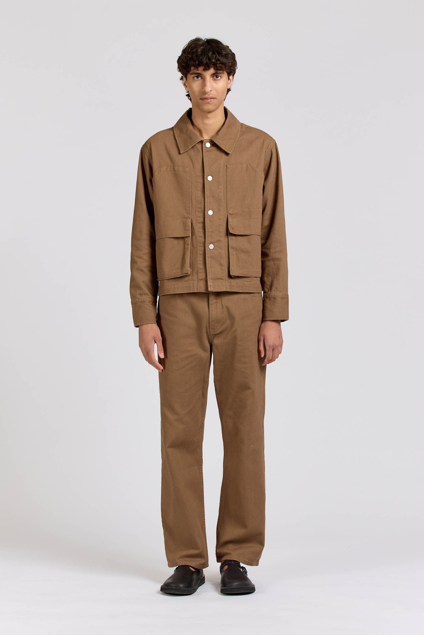 Yard Jacket, Heavy Twill, Coffee