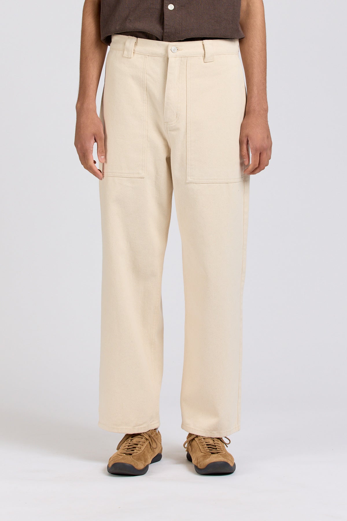 Wide Pant, Heavy Twill, Natural