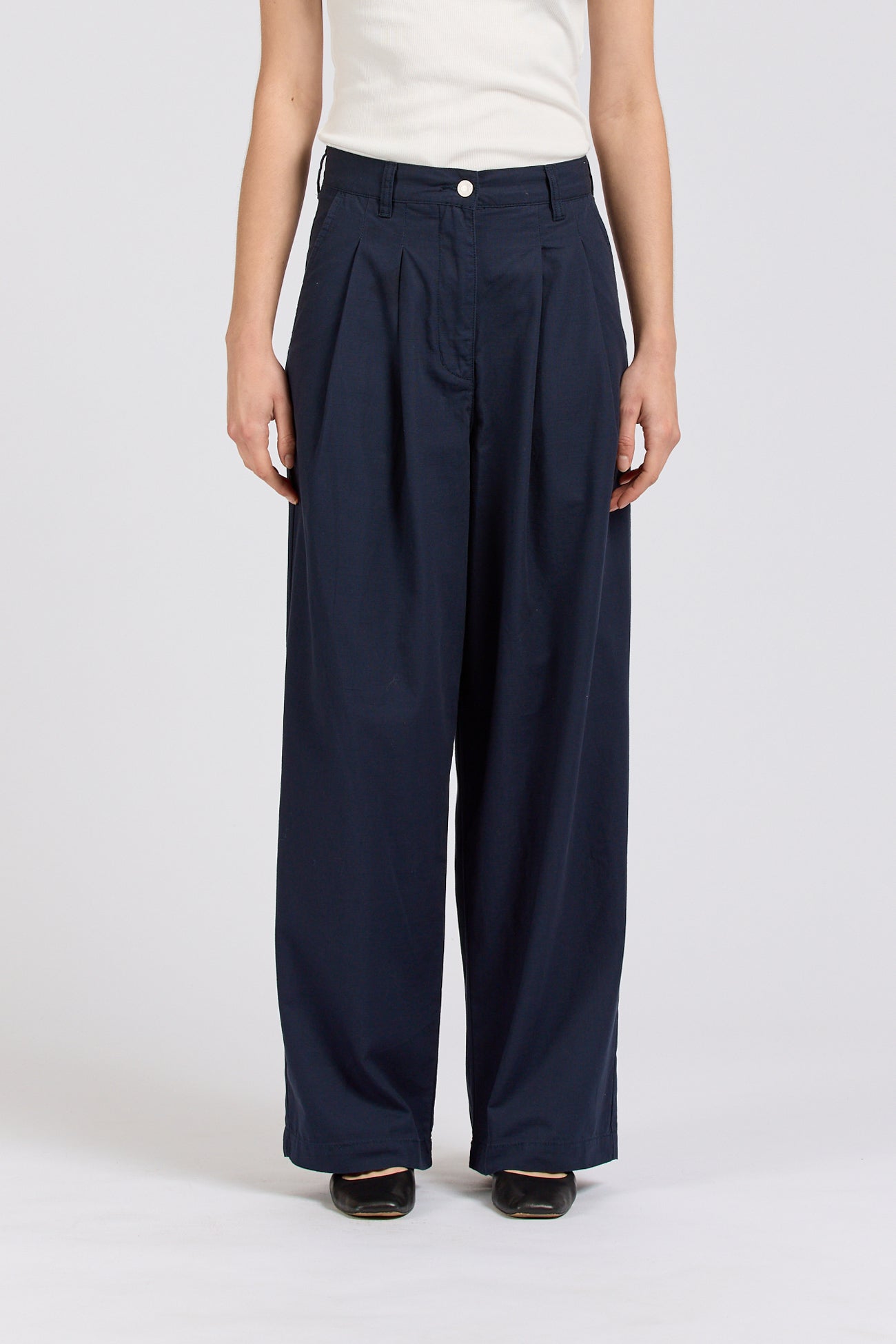 Pleat Pant, Ripstop, Midnight