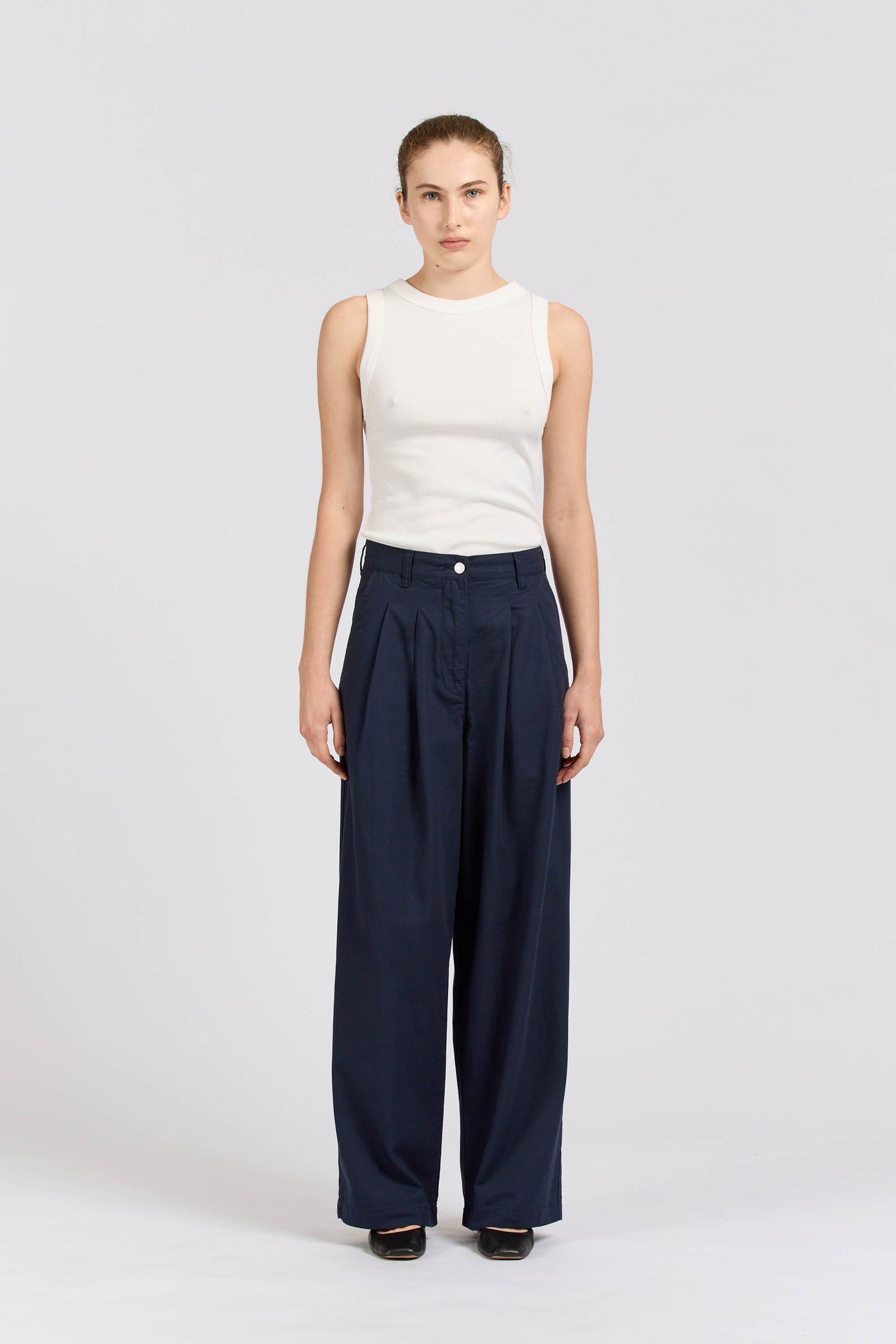 Pleat Pant, Ripstop, Midnight