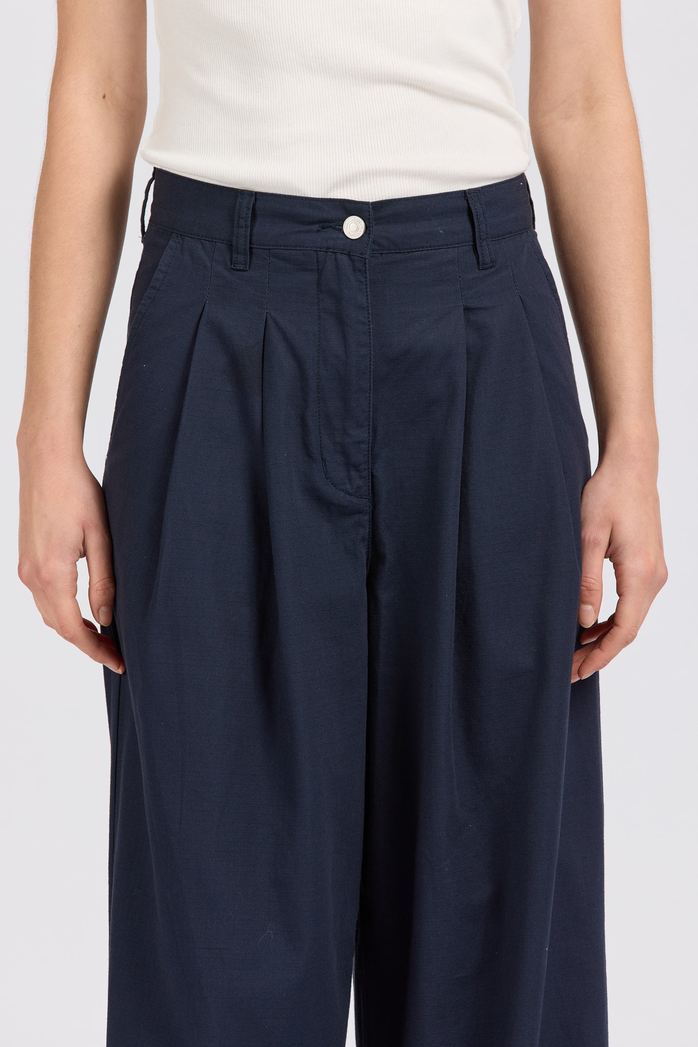 Pleat Pant, Ripstop, Midnight
