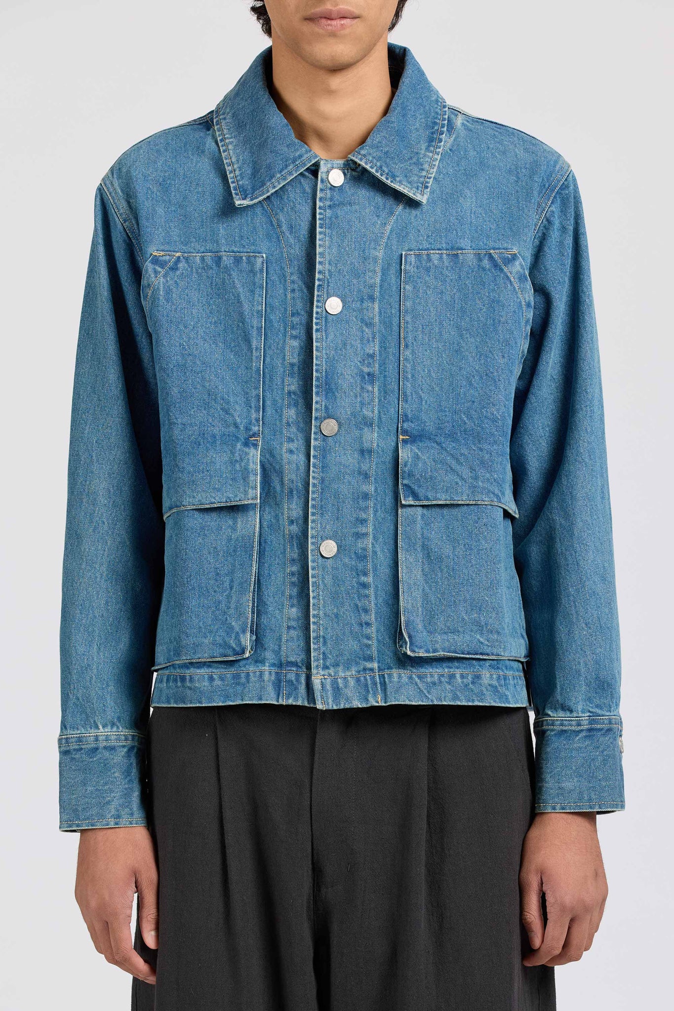 Yard Jacket, Selvedge Denim, Washed