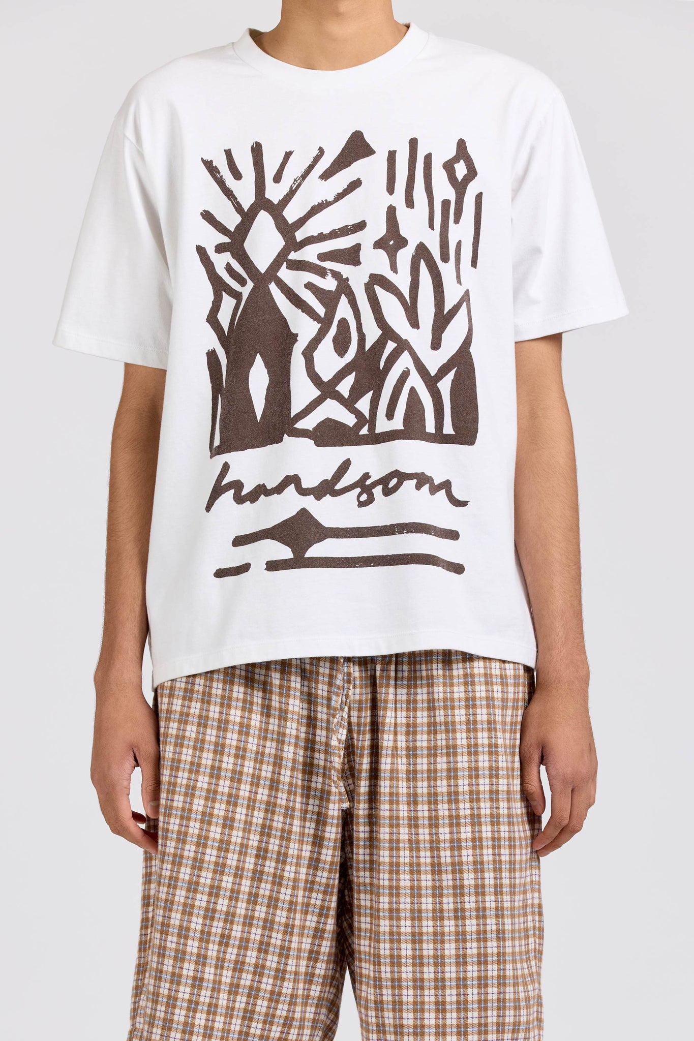 Handsom Frame Tee, Espresso Print