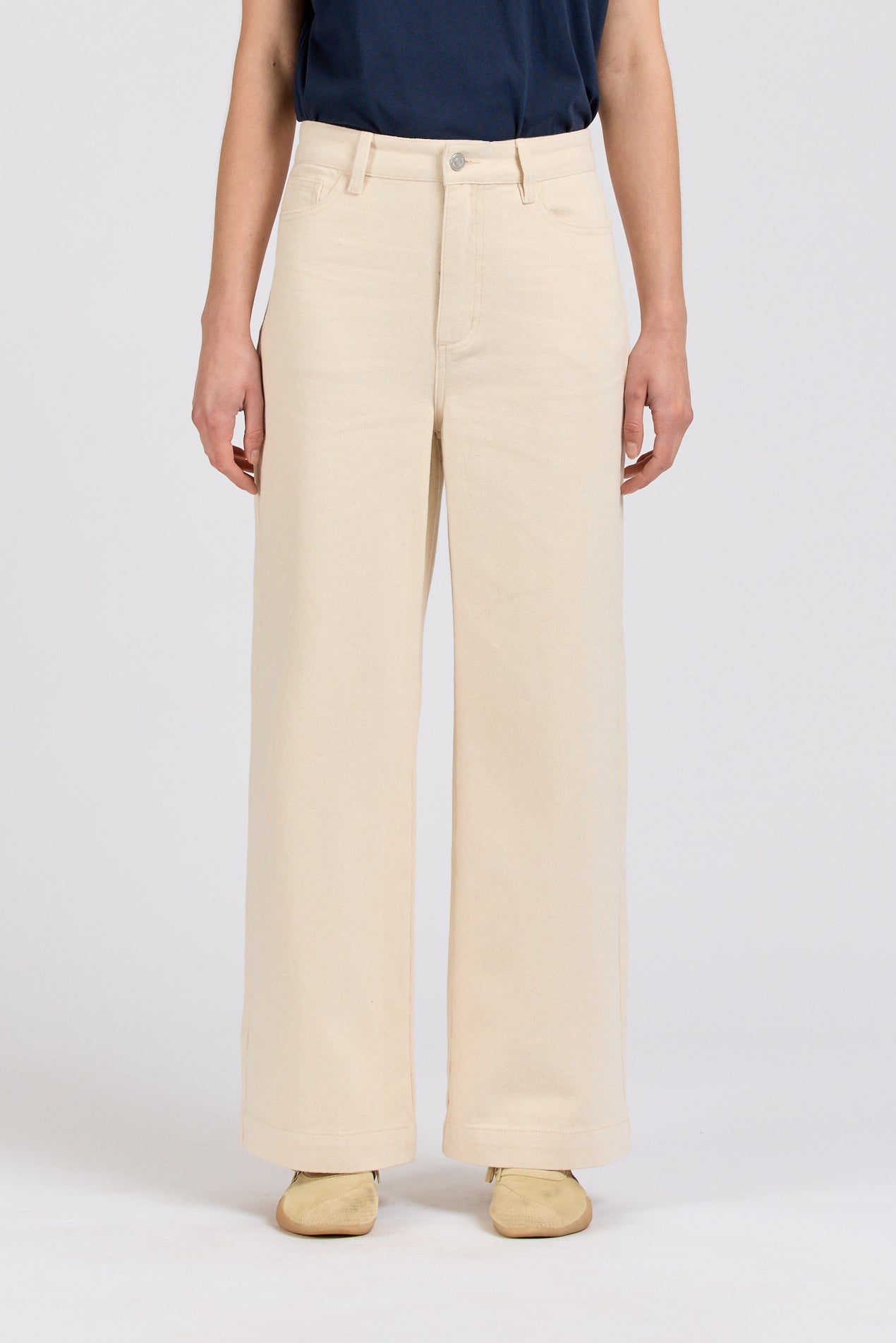 Women's Wide Leg Jean, Natural