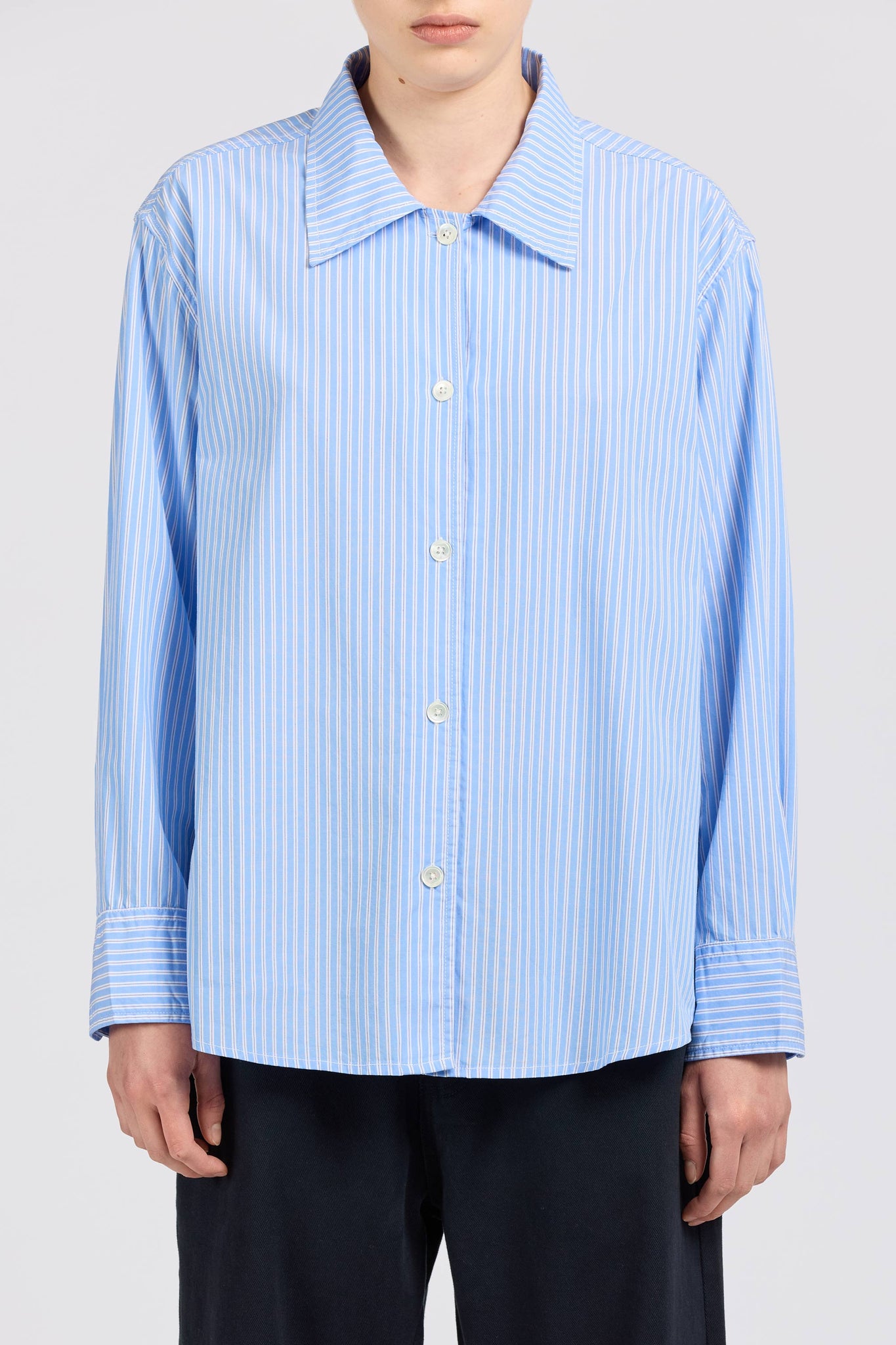 Maxi Shirt, Sky Stripe