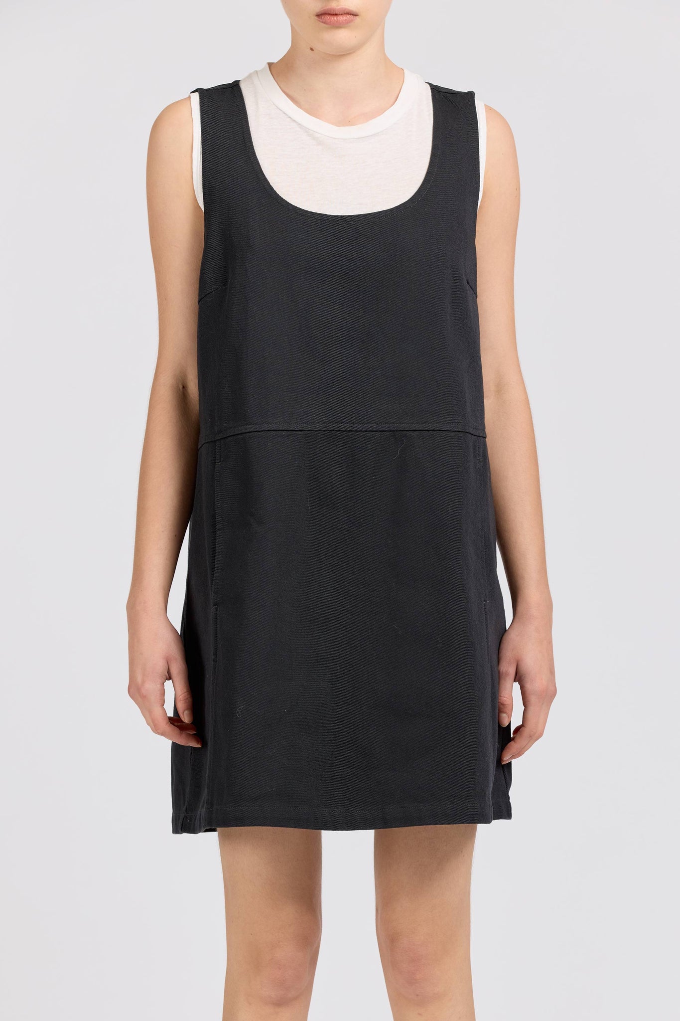 Shell Dress Mini, Asphalt