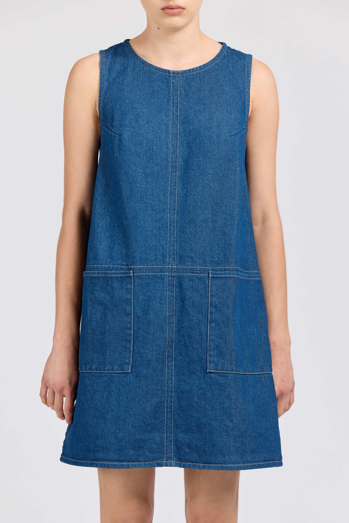 Denim Edge Dress