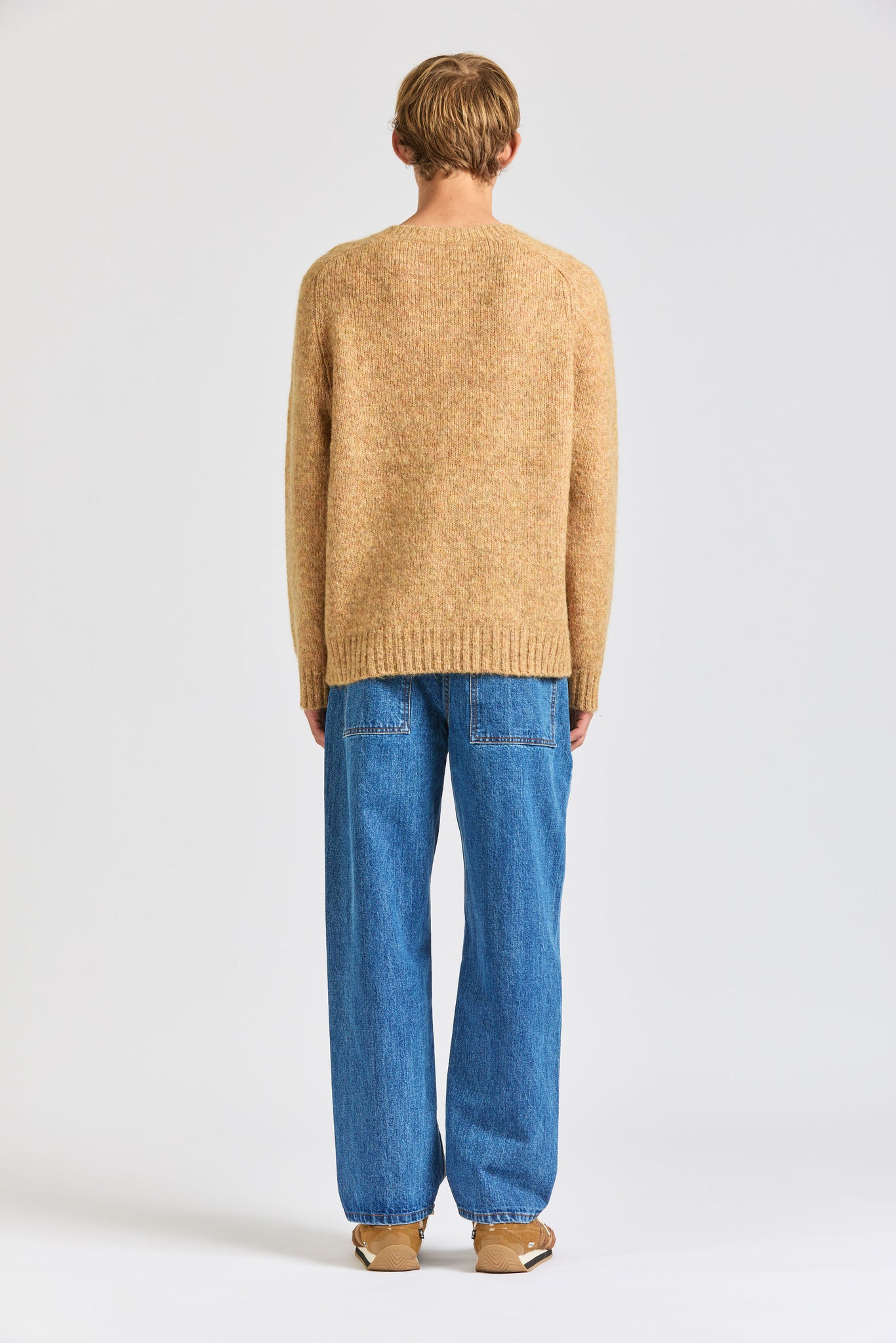 Reflection Crew Knit,  Mohair Sand