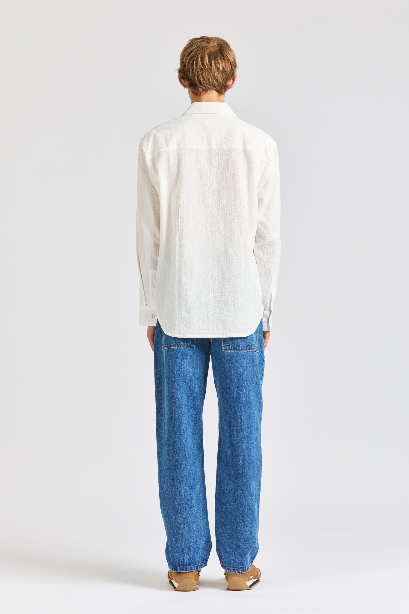 Curve Shirt, Seersucker