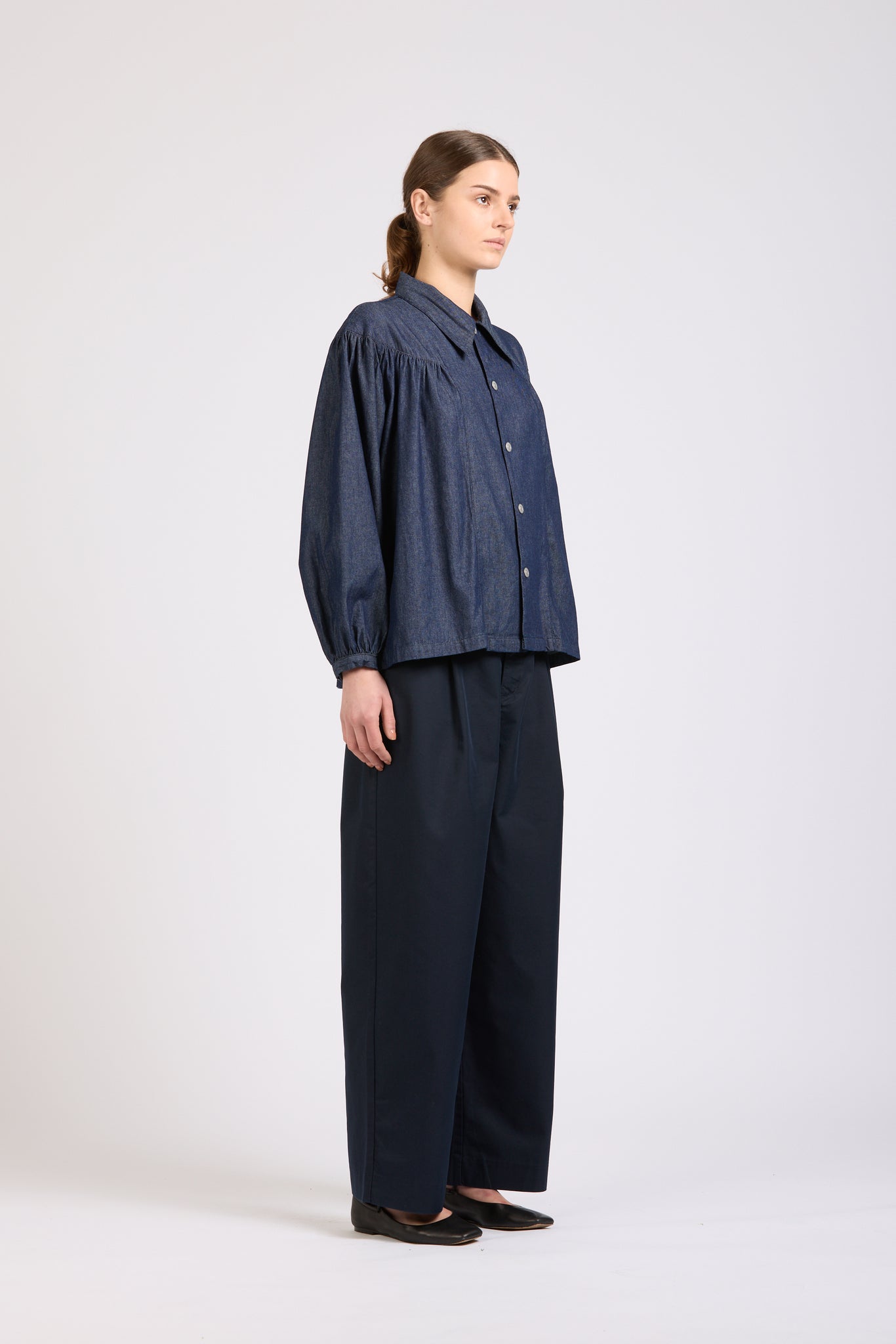 Moon Shirt, Chambray
