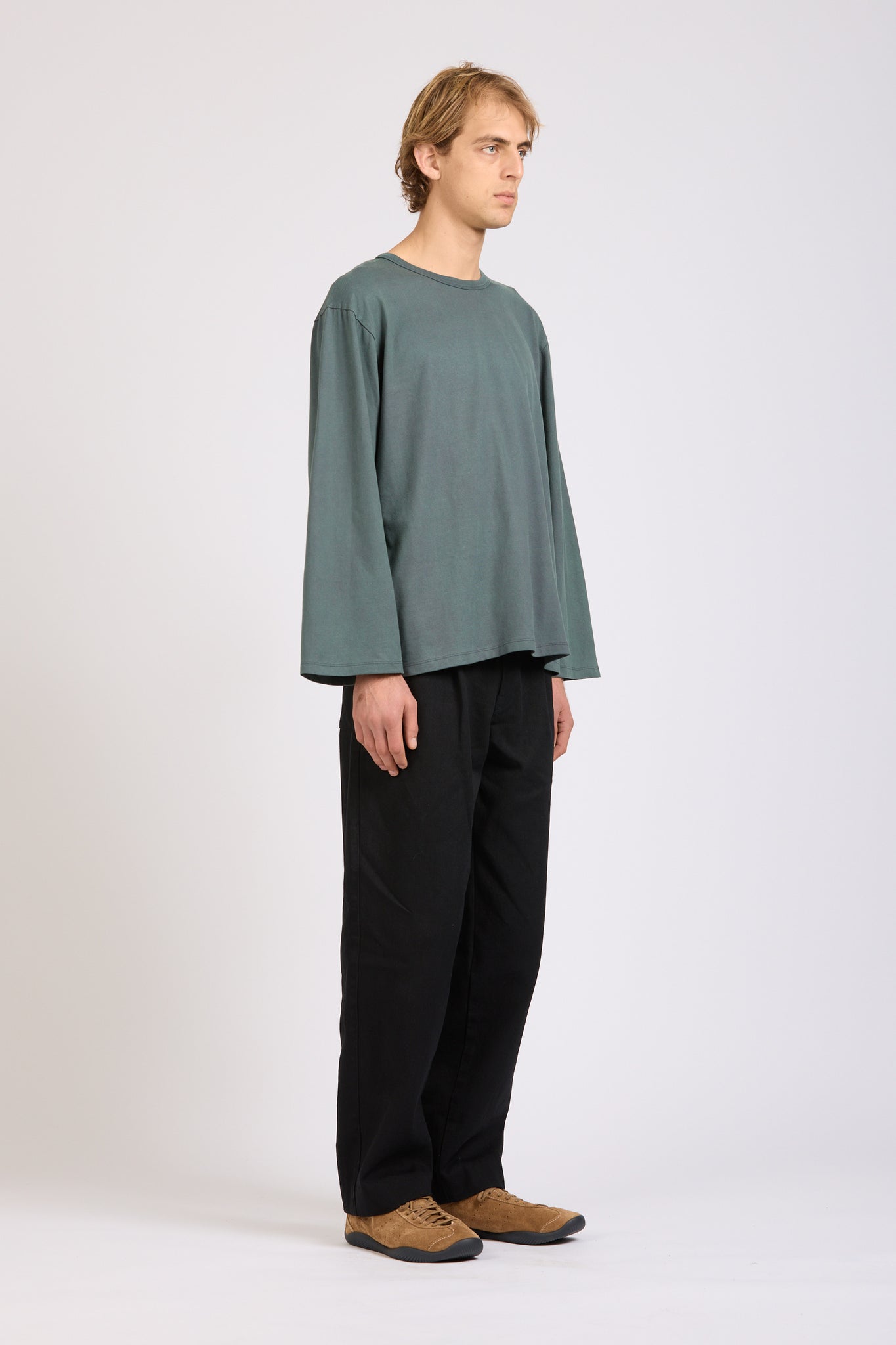 Men's Big Sleeve, Washed Teal