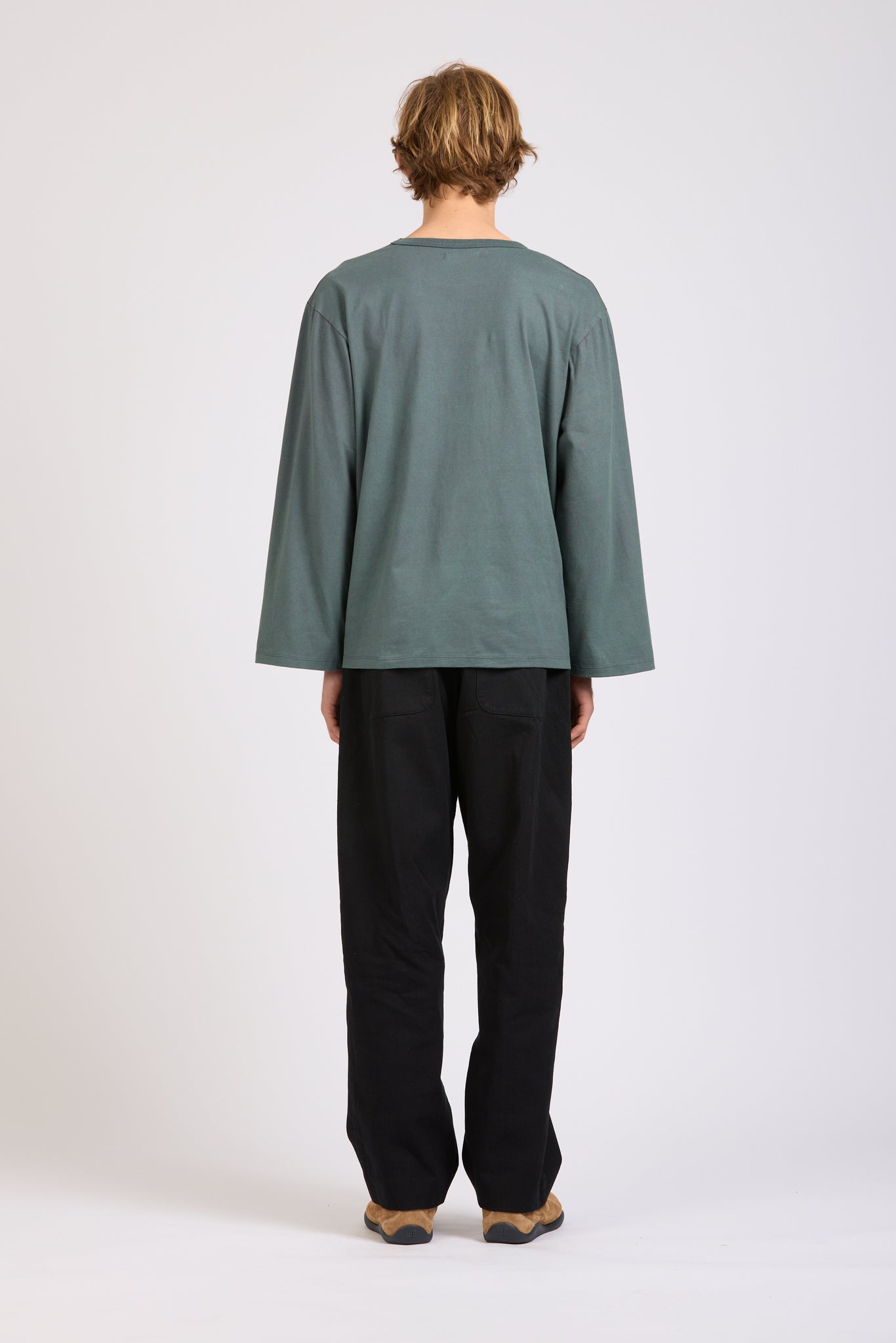 Men's Big Sleeve, Washed Teal