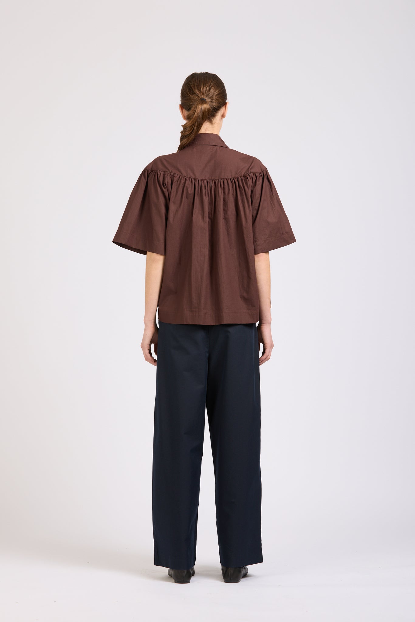 Moon Shirt, Short Sleeve, Espresso
