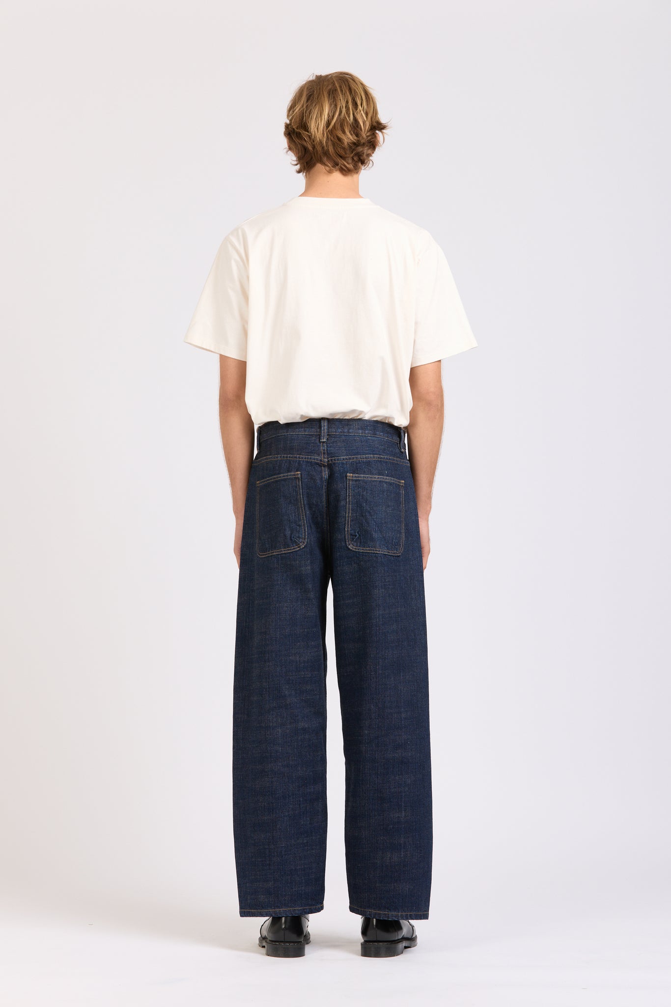 Men's Wide Leg Selvedge Jean, Indigo