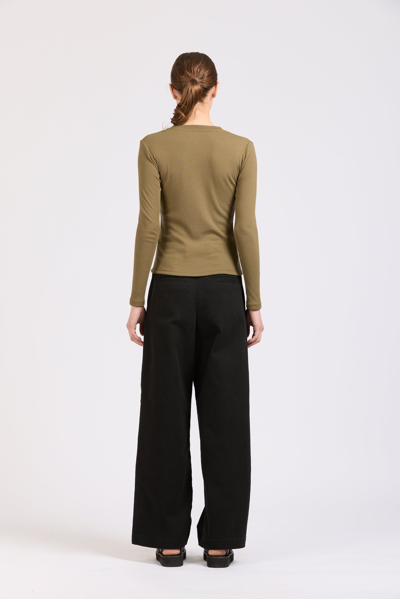 Base Long Sleeve, Dark Olive