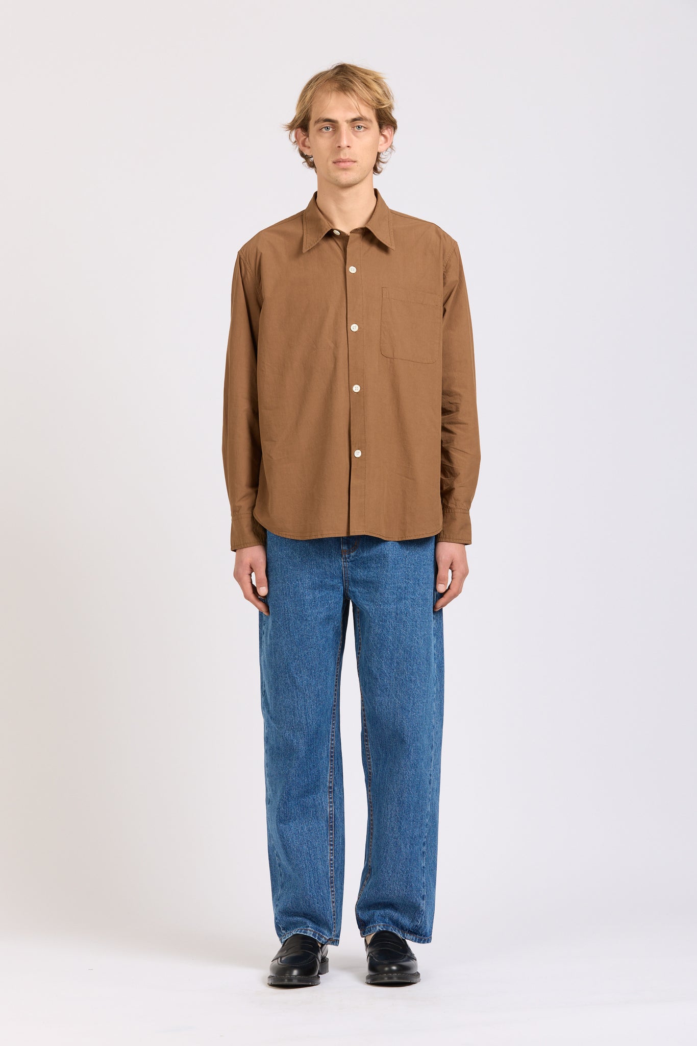 Men's Super Shirt, Poplin, Tan