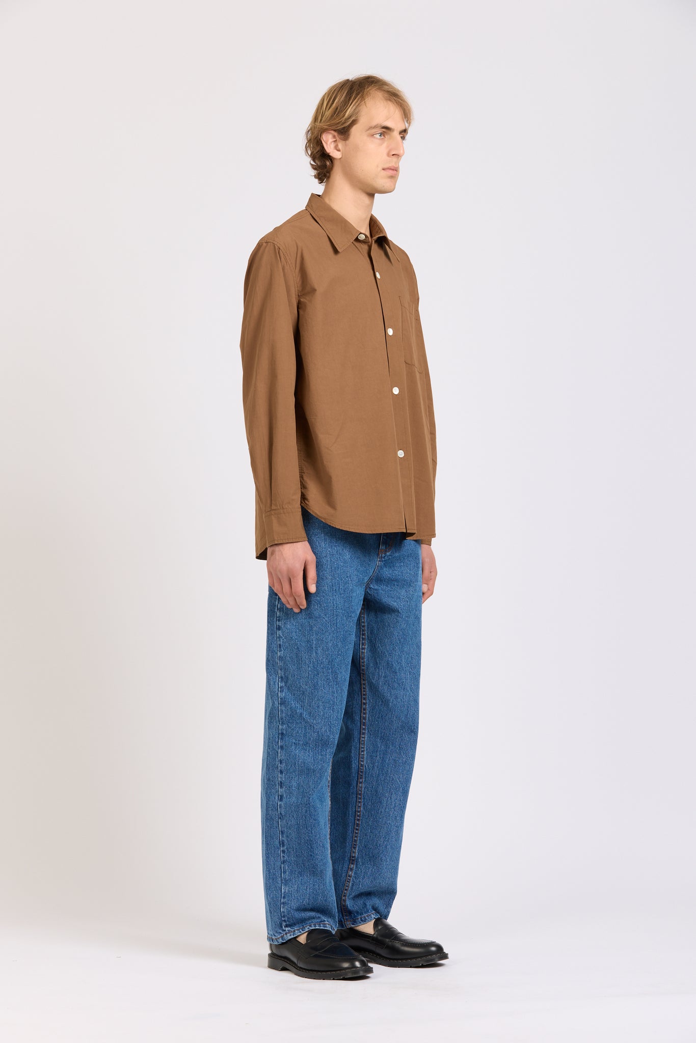 Men's Super Shirt, Poplin, Tan