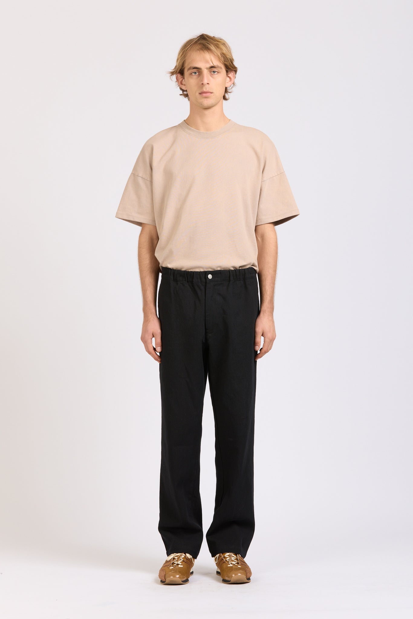 Relaxed Pant, Black Denim