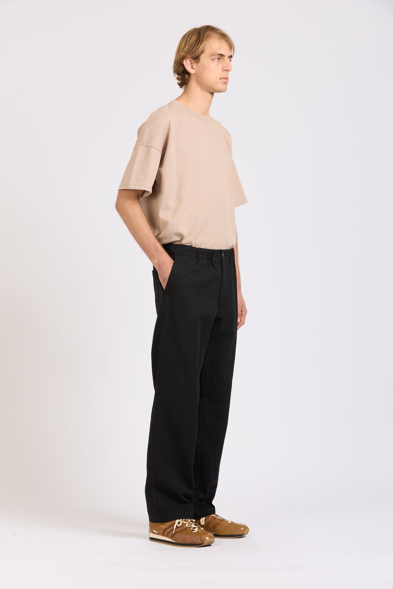 Relaxed Pant, Black Denim