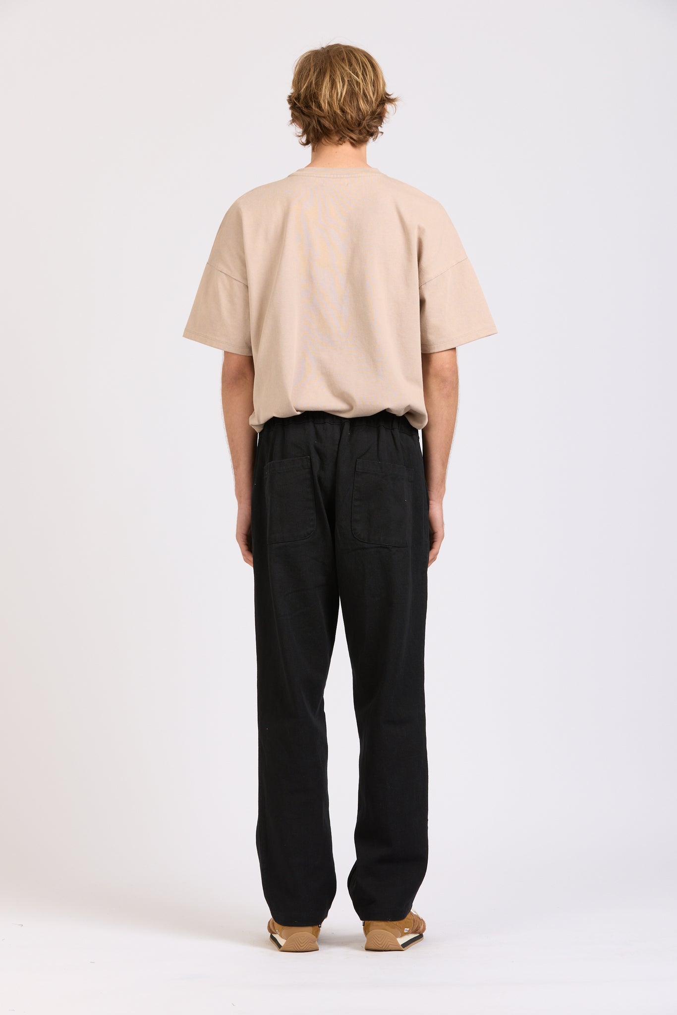 Relaxed Pant, Black Denim