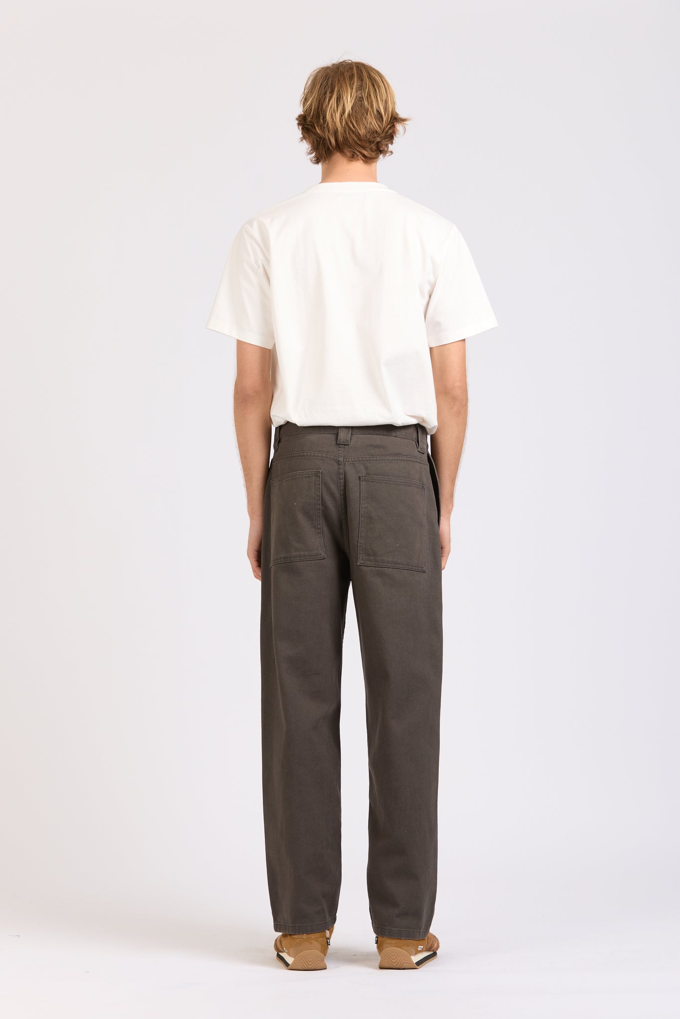 Wide Pant, Heavy Twill, Asphalt
