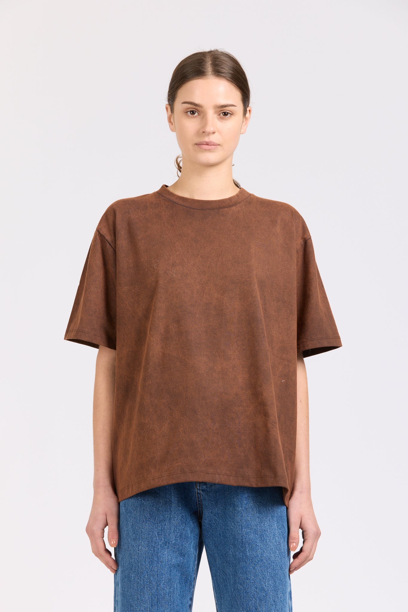 Frame Tee, Antique Wash, Espresso