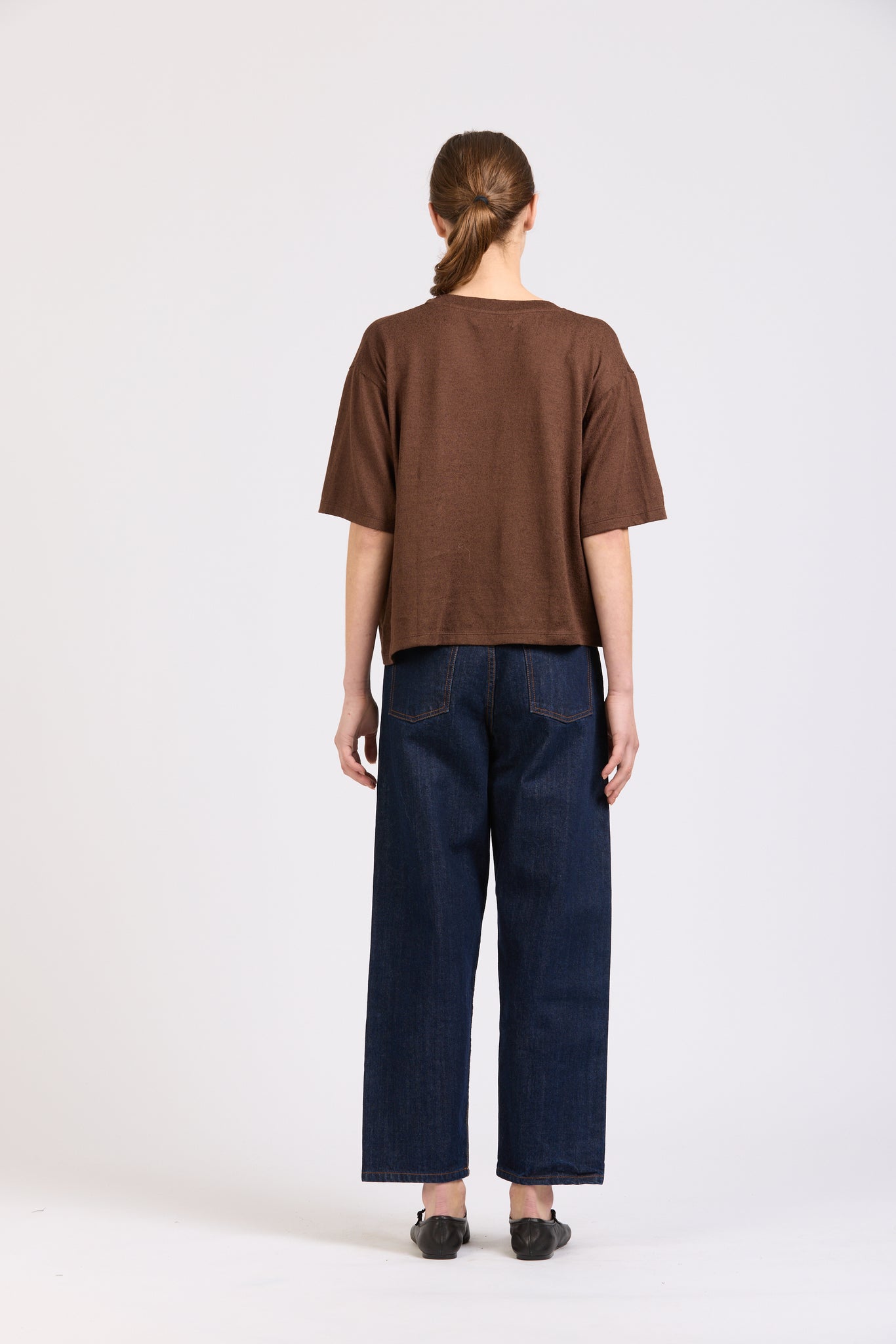 Bug Tee, Linen Cotton, Espresso