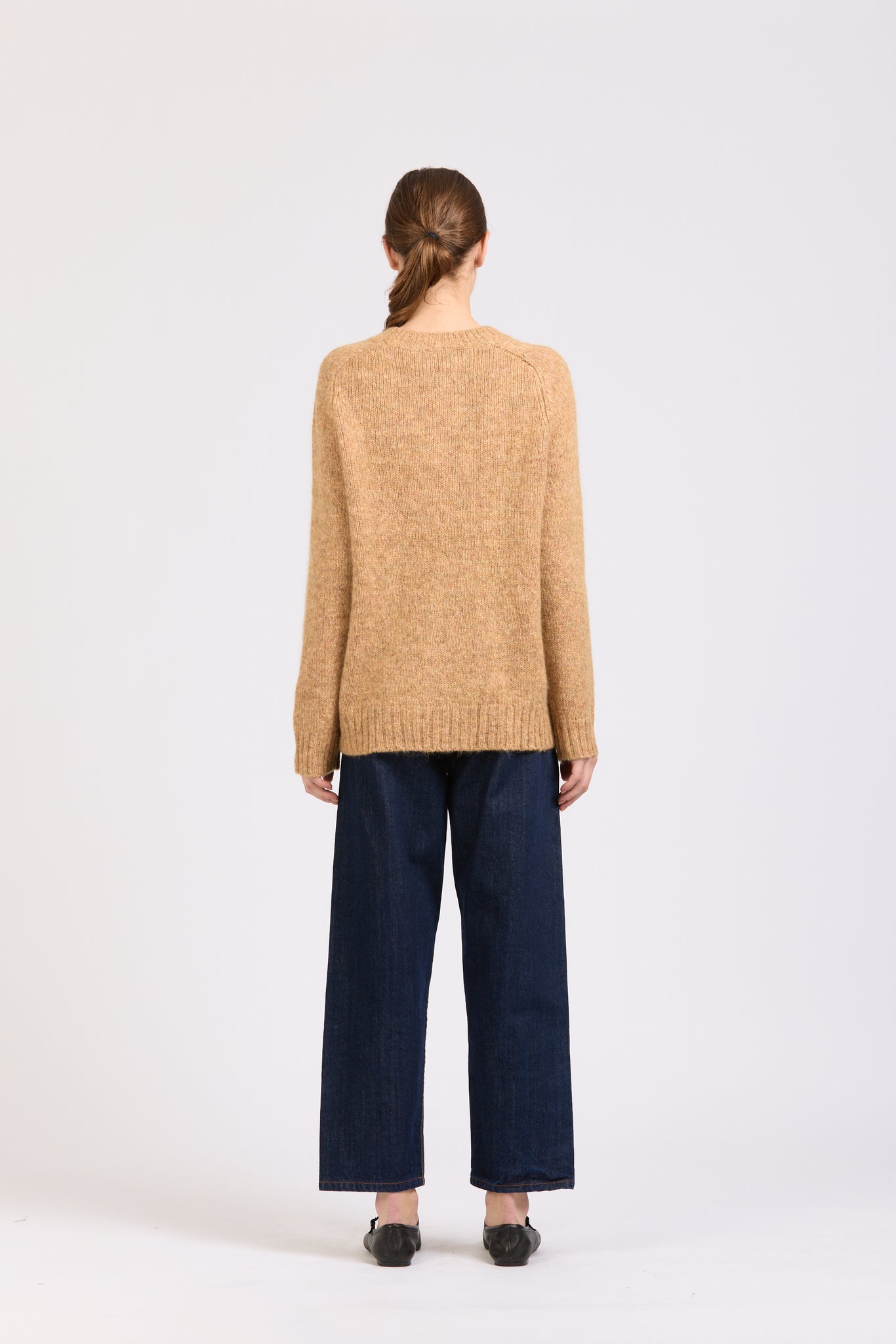 Reflection Crew Knit,  Mohair Sand