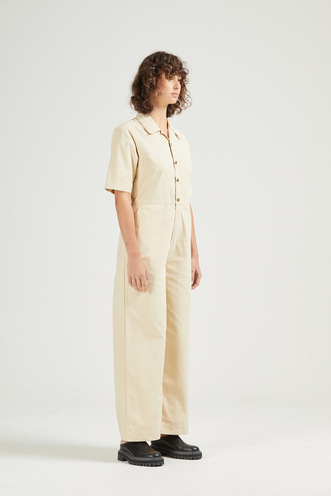 Aspect Jumpsuit, Ecru